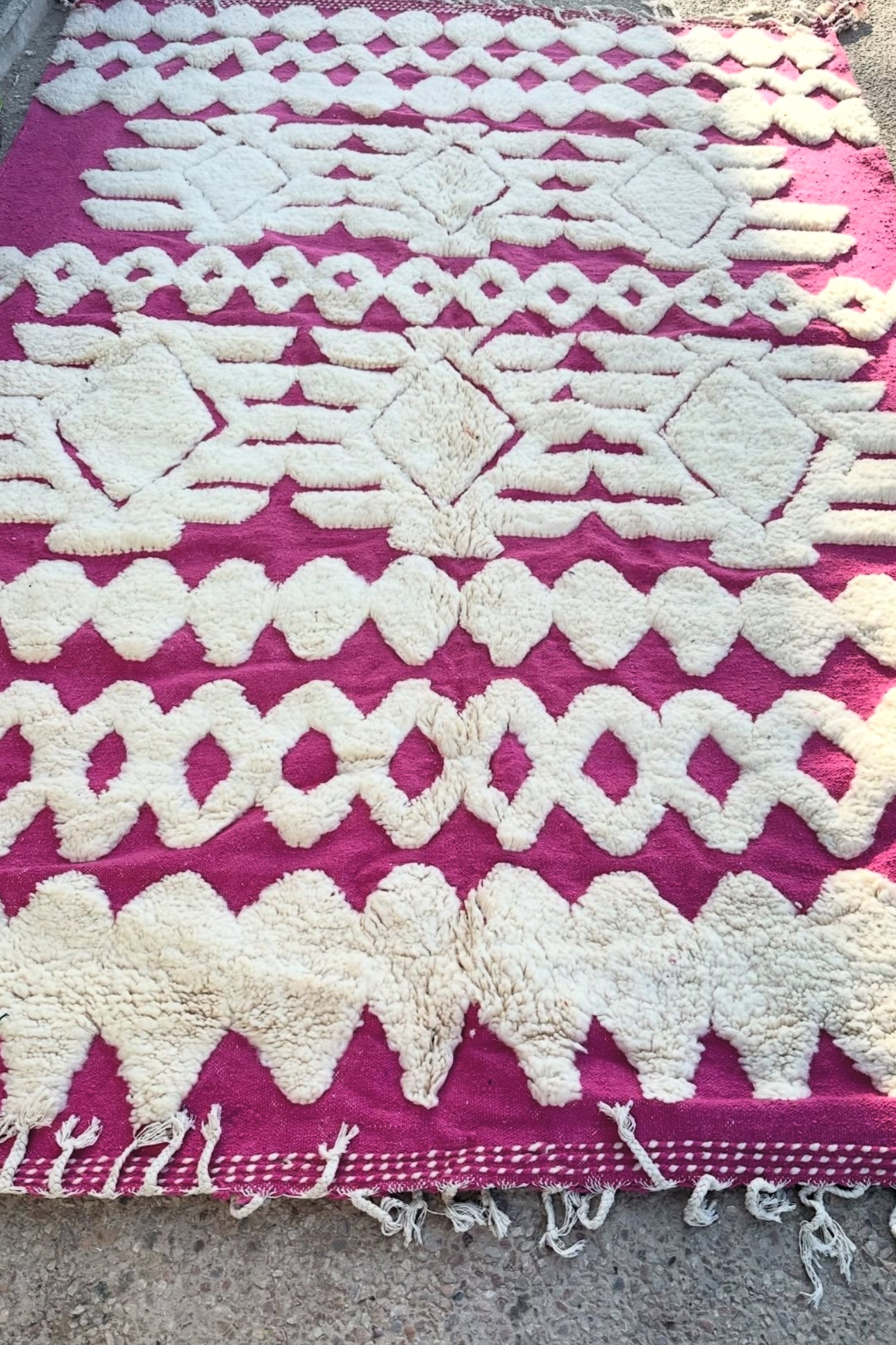 Beni Ouarain Rug size 300 x 200 cm || 9.84 x 6.56 ft