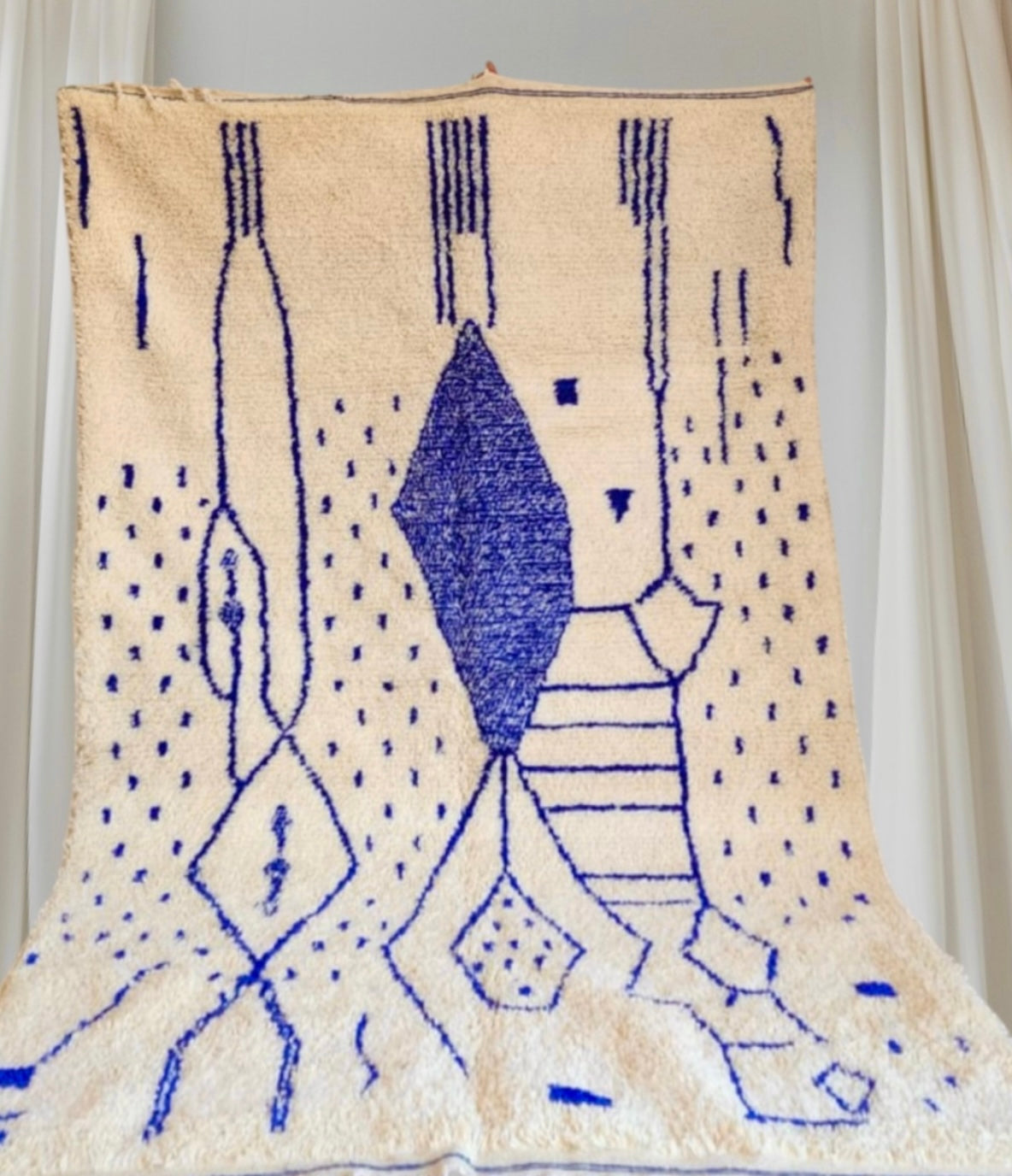 Handmade Azilal Rug, size 300 x 200 cm || 9.84 x 6.56 ft