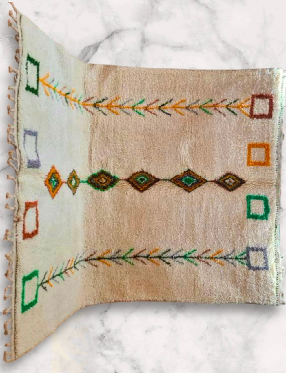 Handmade Azilal Rug, size 300 x 200 cm || 9.84 x 6.56 ft