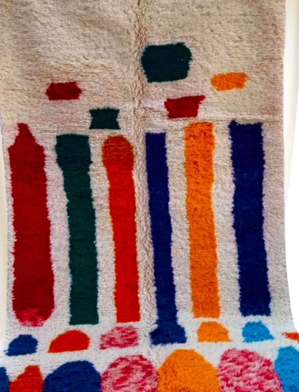 Beni Ouarain Rug size 250 x 150 cm || 8.2 x 4.92 ft