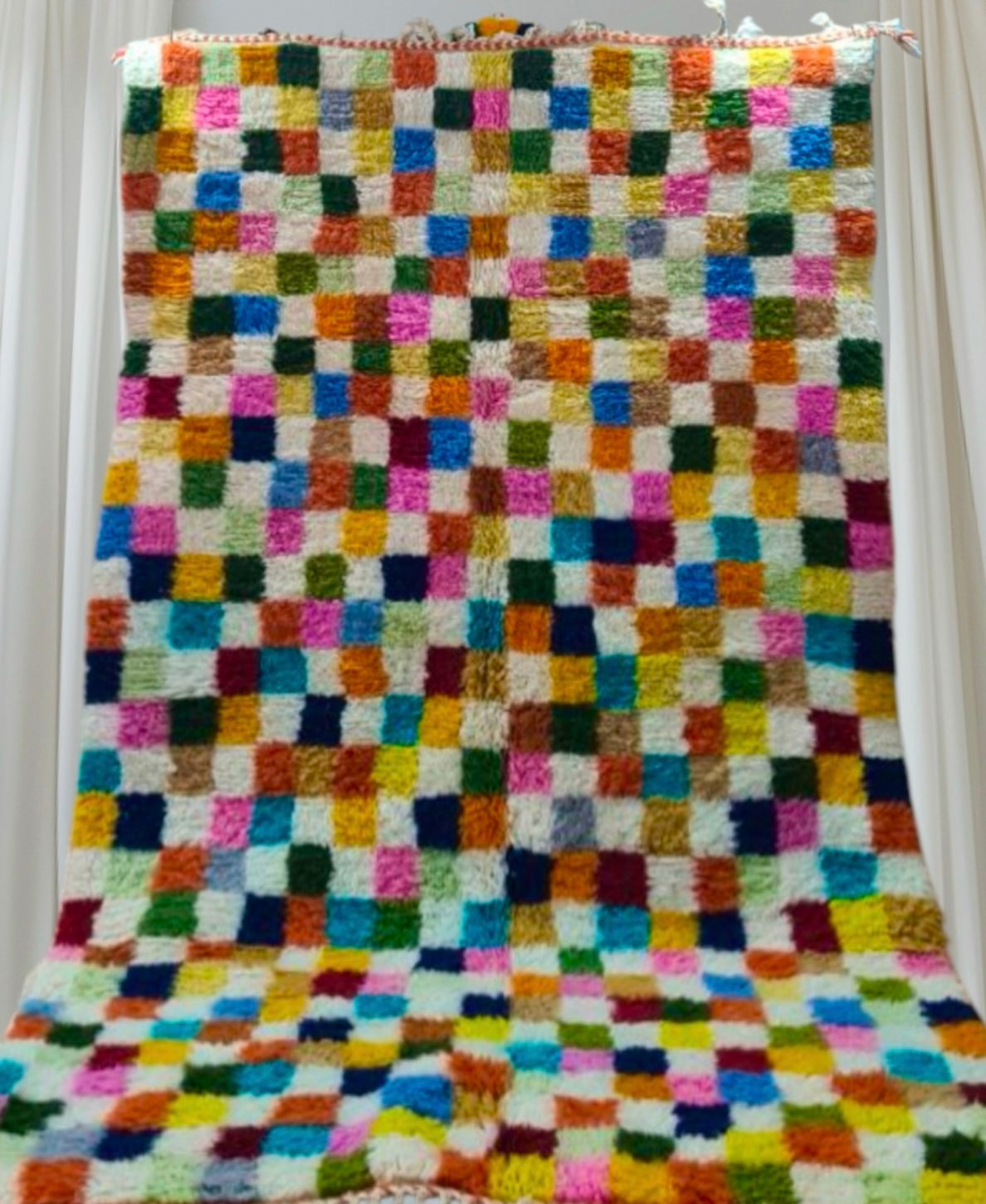 Beni Ouarain Rug size 250 x 150 cm || 8.2 x 4.92 ft