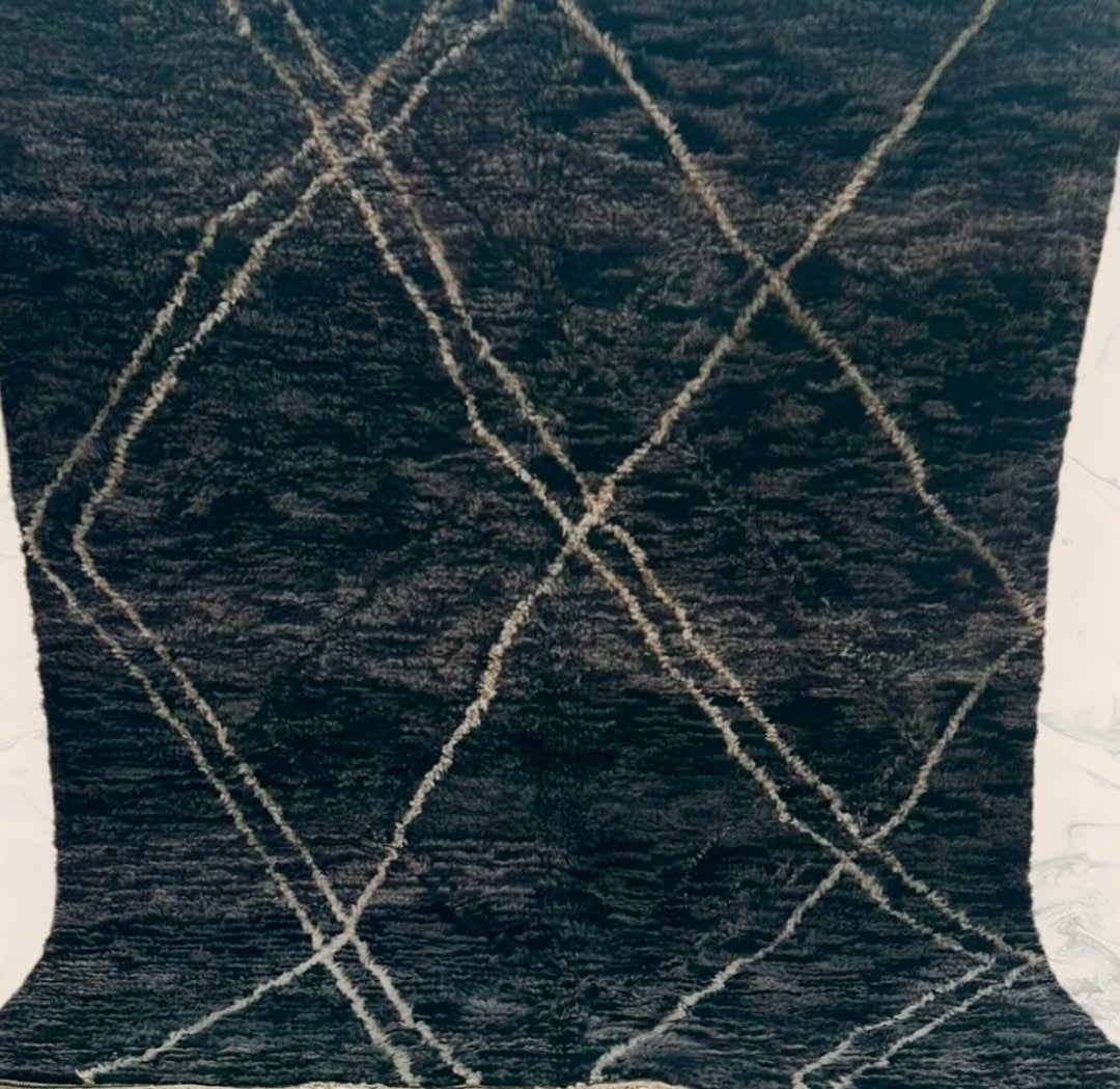 Carpet Beni Ouarain Rug LARGE size 300 x 200 cm || 9.84 x 6.56 ft