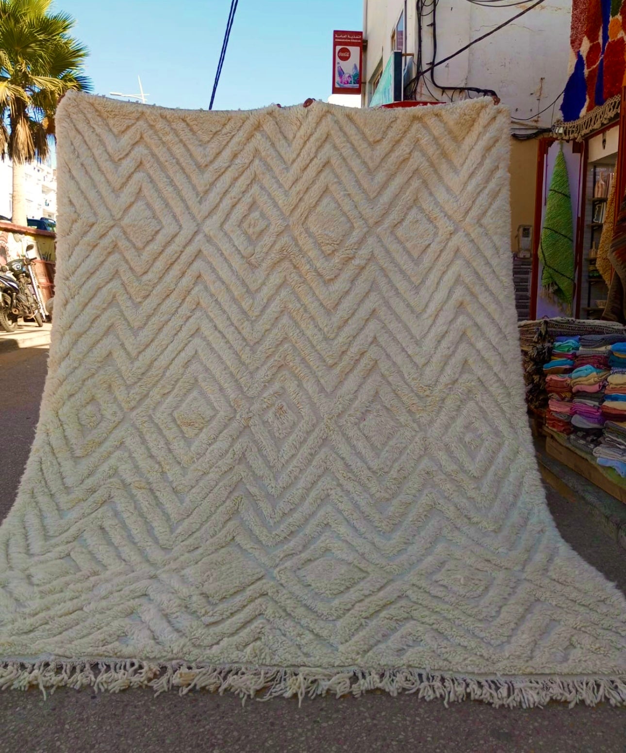 Carpet Beni Ouarain Rug LARGE size 300 x 200 cm || 9.84 x 6.56 ft