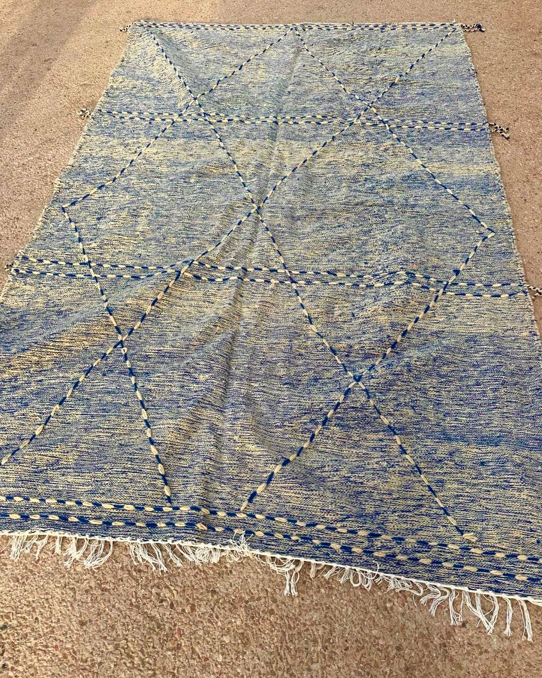 Carpet kelim size size 300 x 200 cm || 9.84 x 6.56 ft