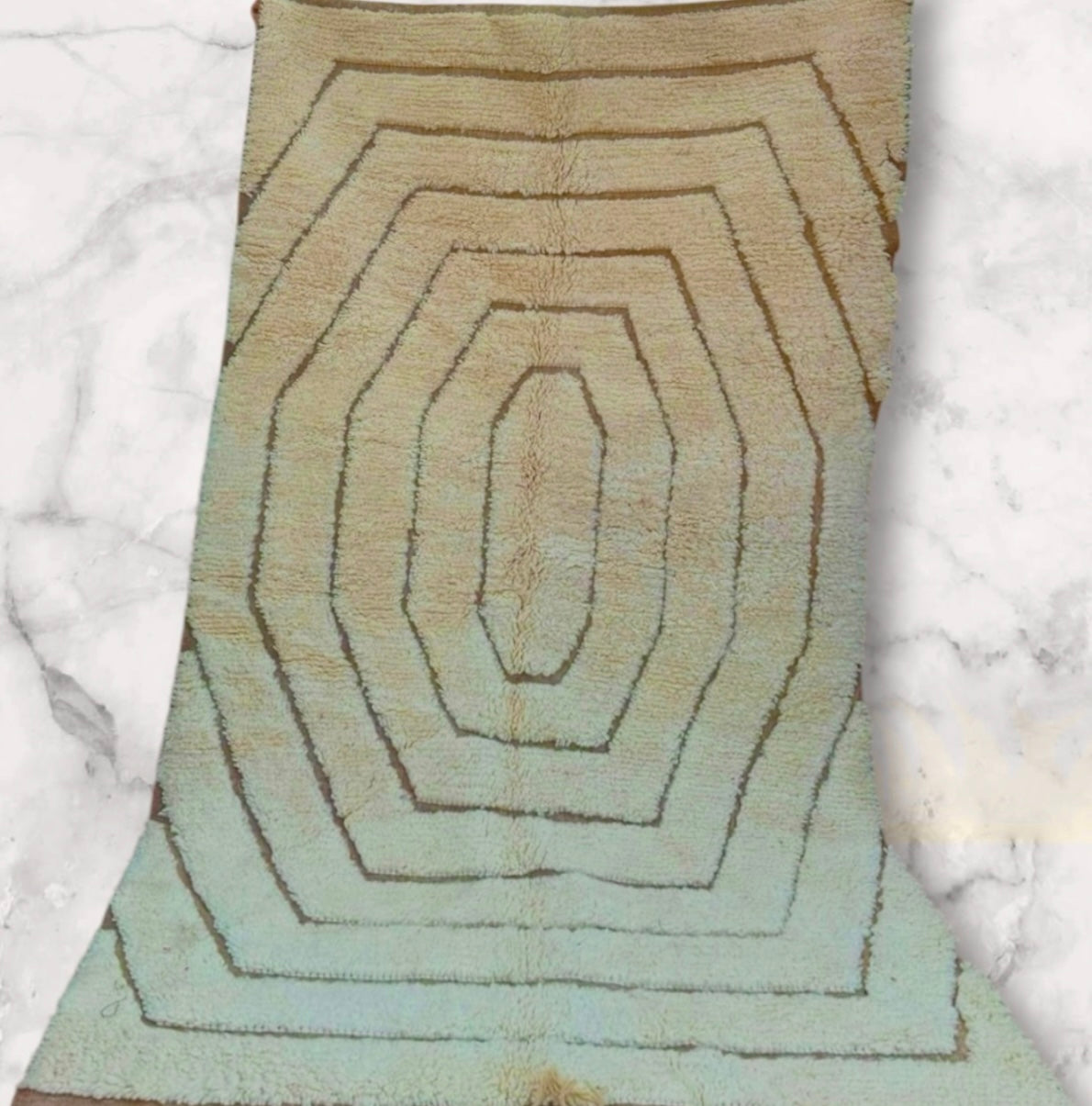 Beni Ouarain Rug size 250 x 150 cm || 8.2 x 4.92 ft