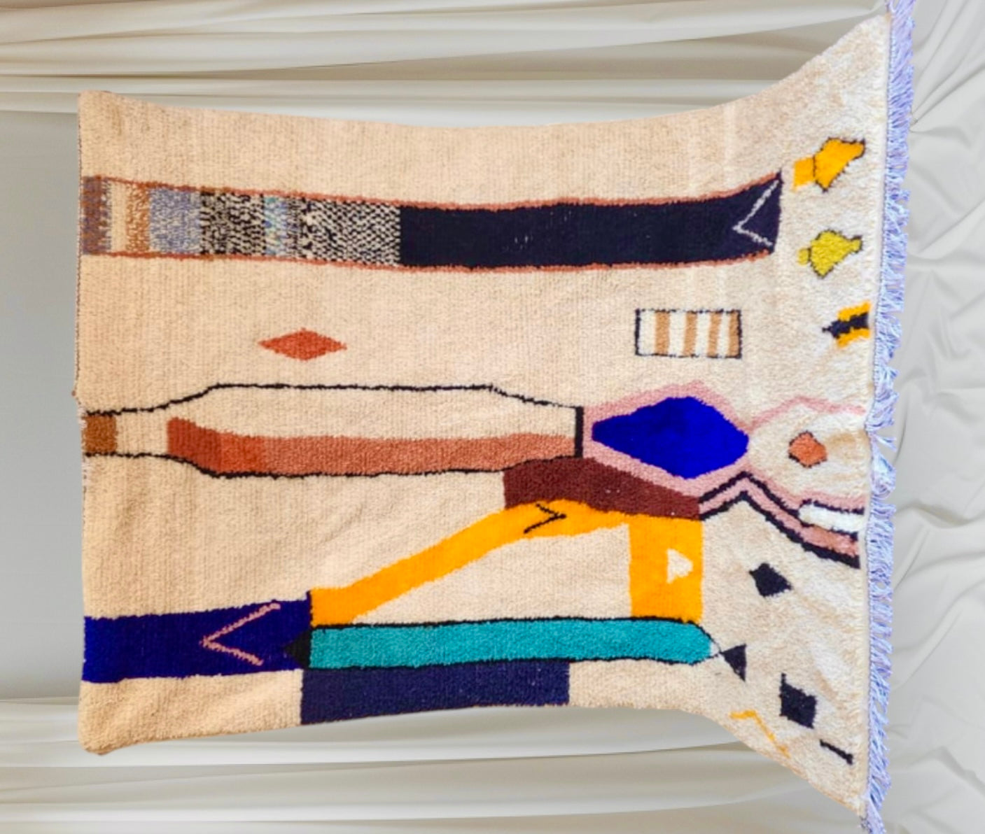 Handmade Azilal Rug, size 300 x 200 cm || 9.84 x 6.56 ft
