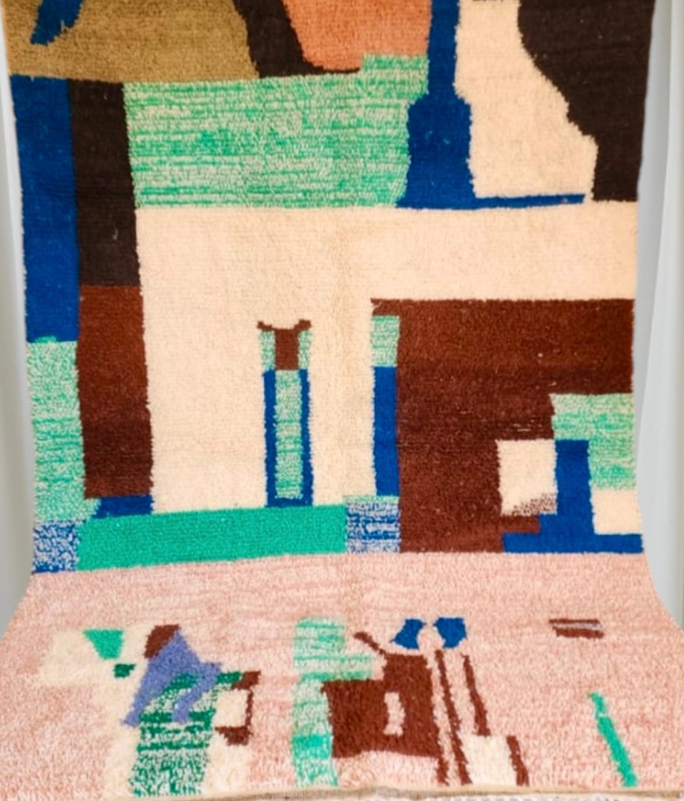 Handmade Azilal Rug, size 300 x 200 cm || 9.84 x 6.56 ft