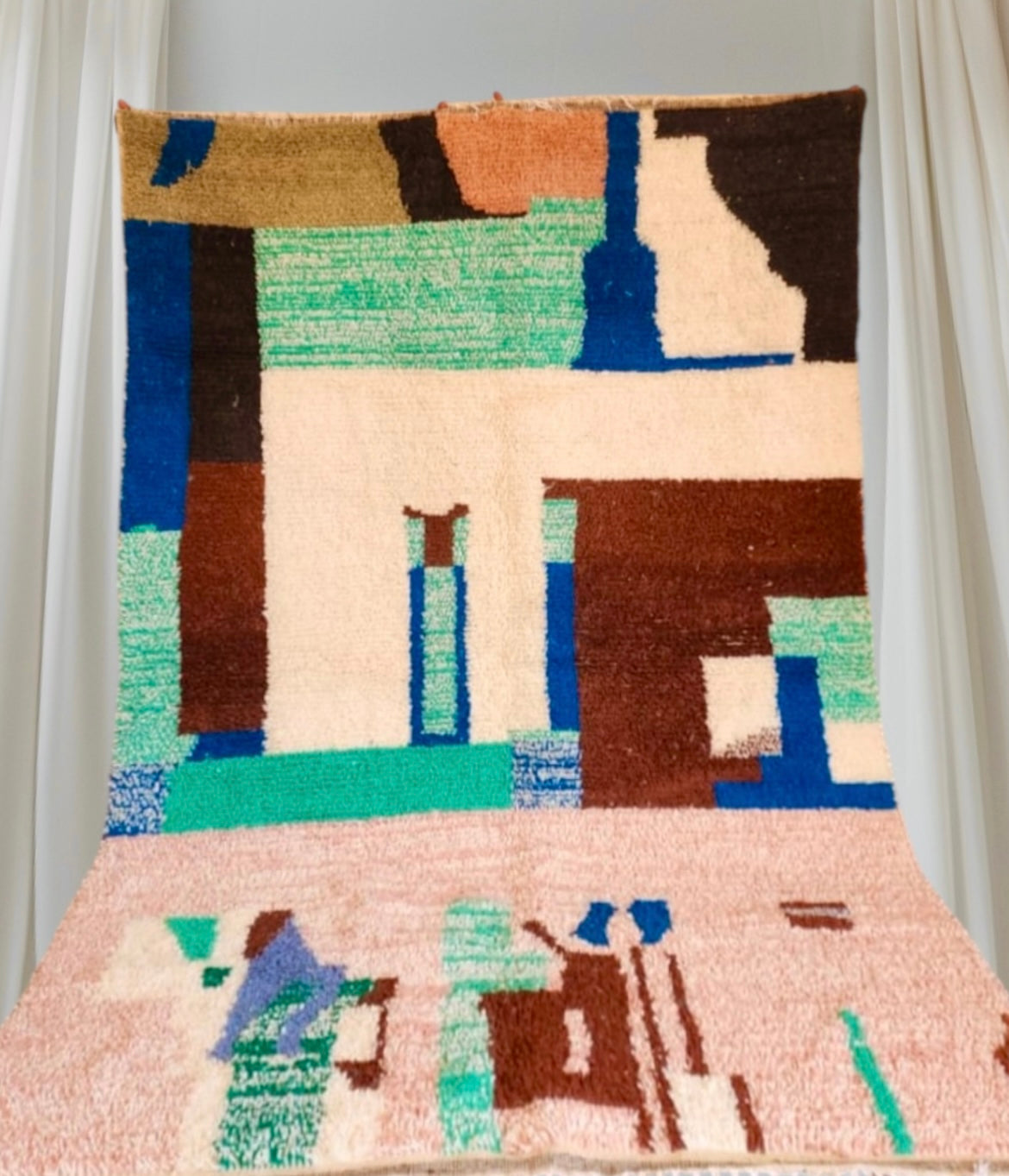 Handmade Azilal Rug, size 300 x 200 cm || 9.84 x 6.56 ft