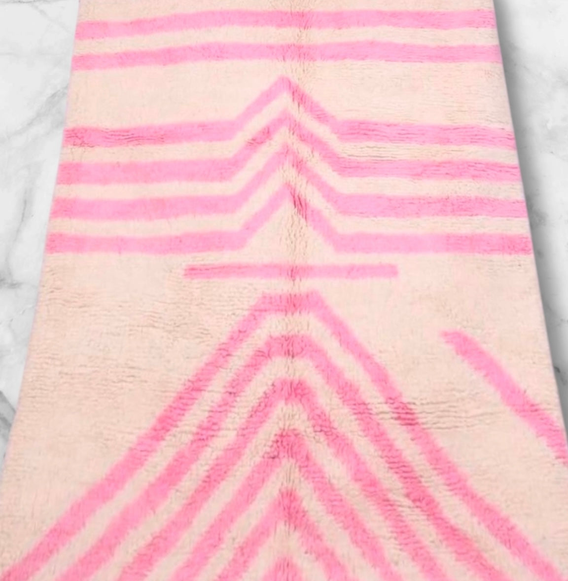 Beni Ouarain Rug size 250 x 150 cm || 8.2 x 4.92 ft