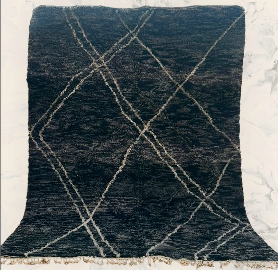 Carpet Beni Ouarain Rug LARGE size 300 x 200 cm || 9.84 x 6.56 ft