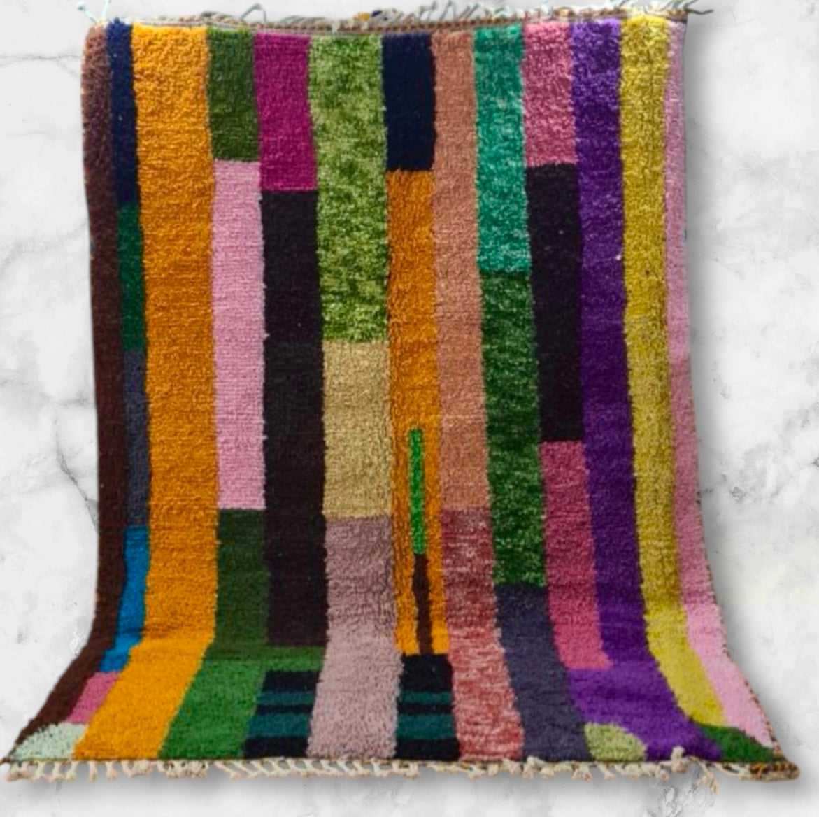 Beni Ouarain Rug size 250 x 150 cm || 8.2 x 4.92 ft