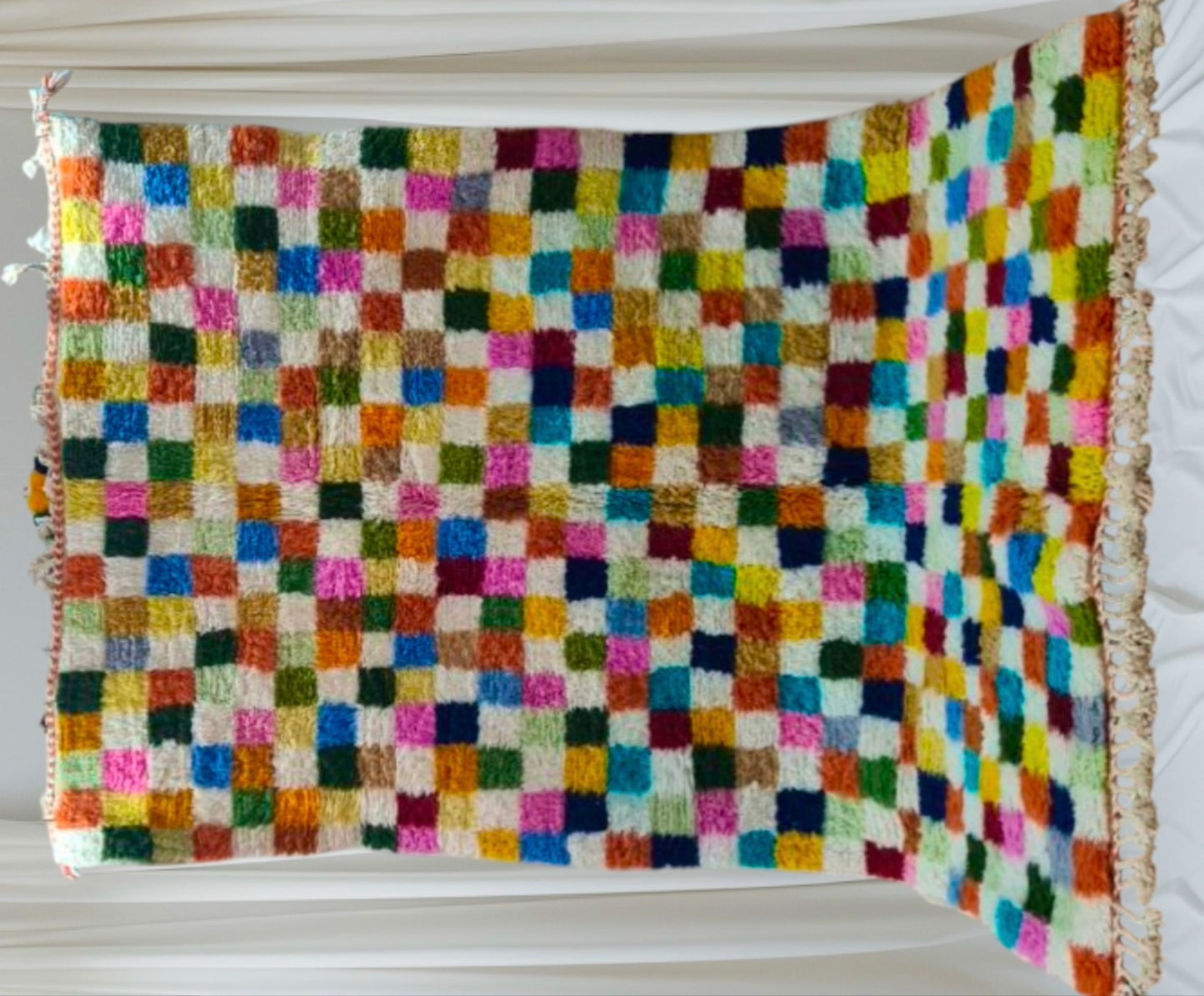 Beni Ouarain Rug size 250 x 150 cm || 8.2 x 4.92 ft