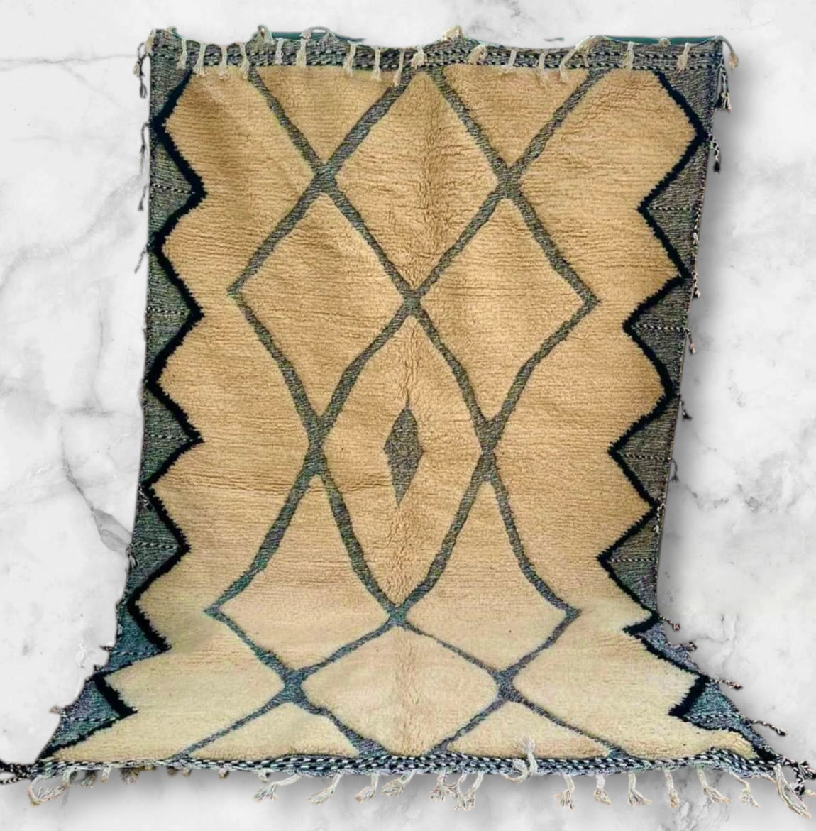 Carpet Beni Ouarain Rug LARGE size 300 x 200 cm || 9.84 x 6.56 ft