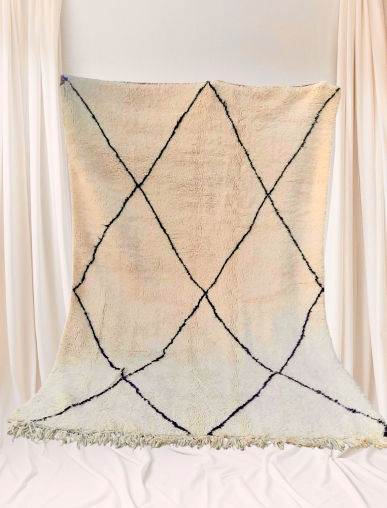 Carpet Beni Ouarain Rug LARGE size 300 x 200 cm || 9.84 x 6.56 ft
