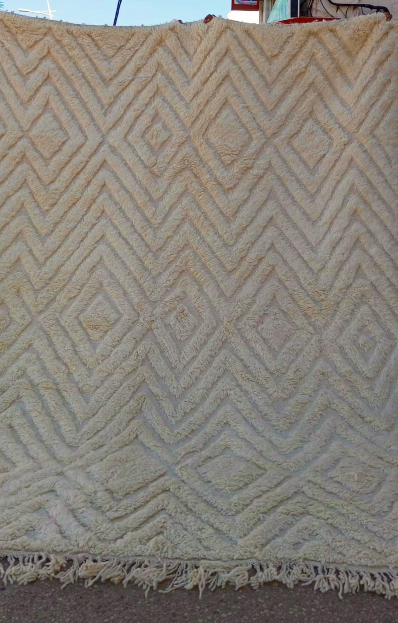 Carpet Beni Ouarain Rug LARGE size 300 x 200 cm || 9.84 x 6.56 ft