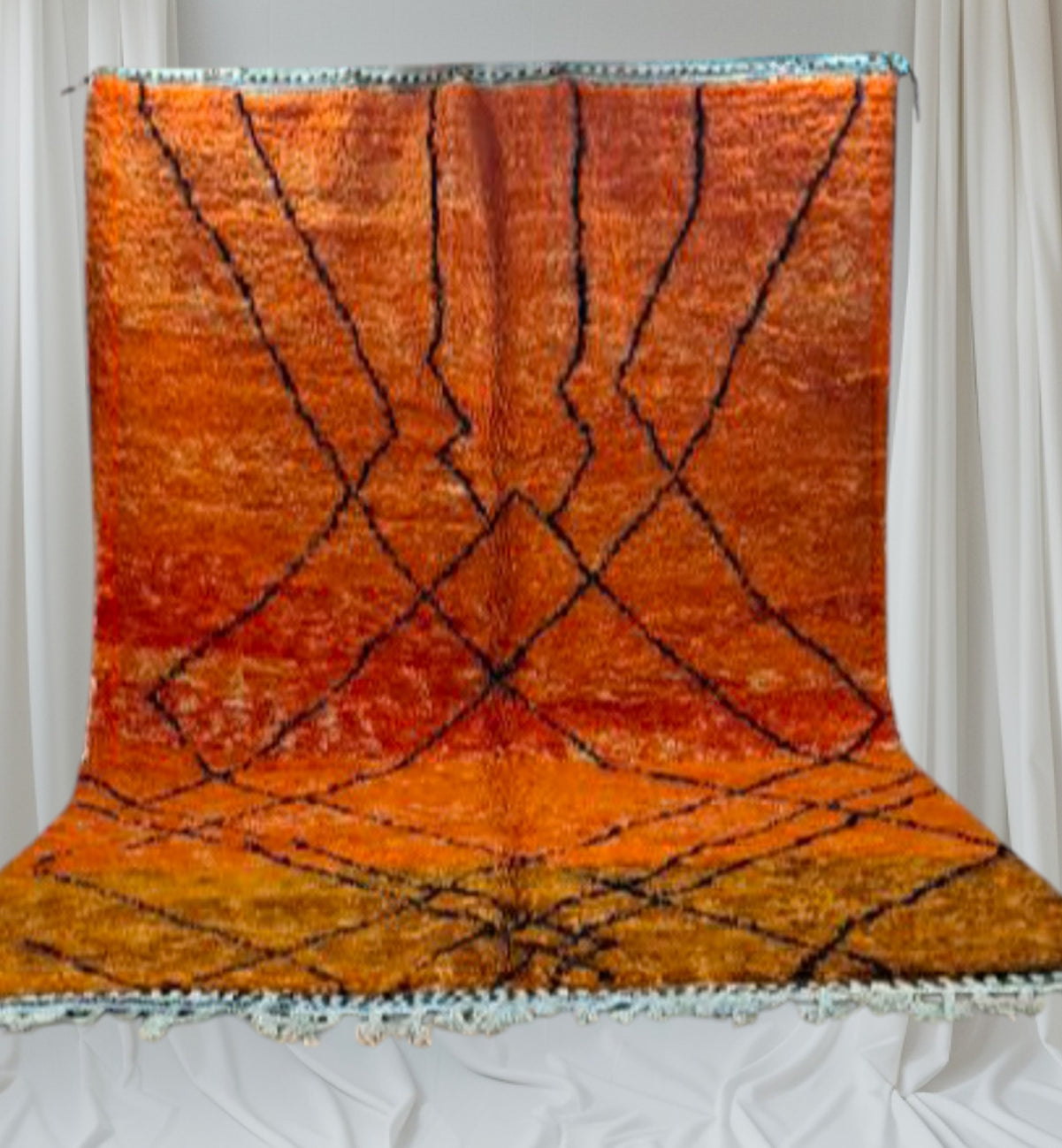 Carpet Beni Ouarain Rug LARGE size 300 x 200 cm || 9.84 x 6.56 ft