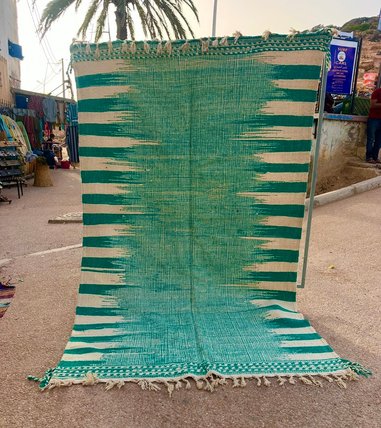 Carpet kelim size size 300 x 200 cm || 9.84 x 6.56 ft