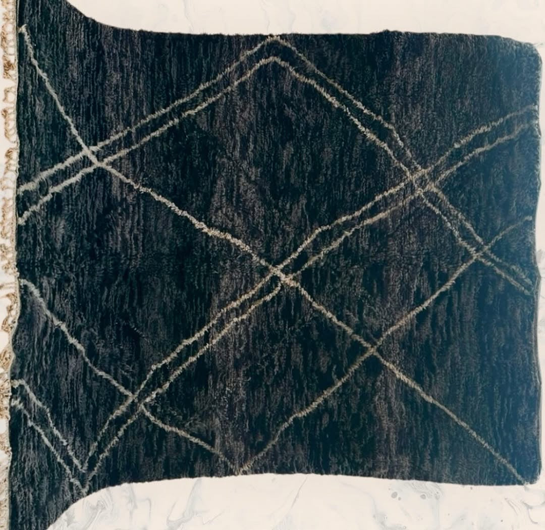 Carpet Beni Ouarain Rug LARGE size 300 x 200 cm || 9.84 x 6.56 ft