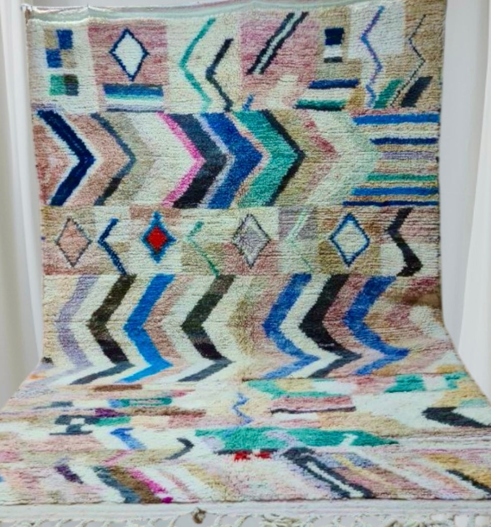 Handmade BOujaad Rug, size 300 x 200 cm || 9.84 x 6.56 ft