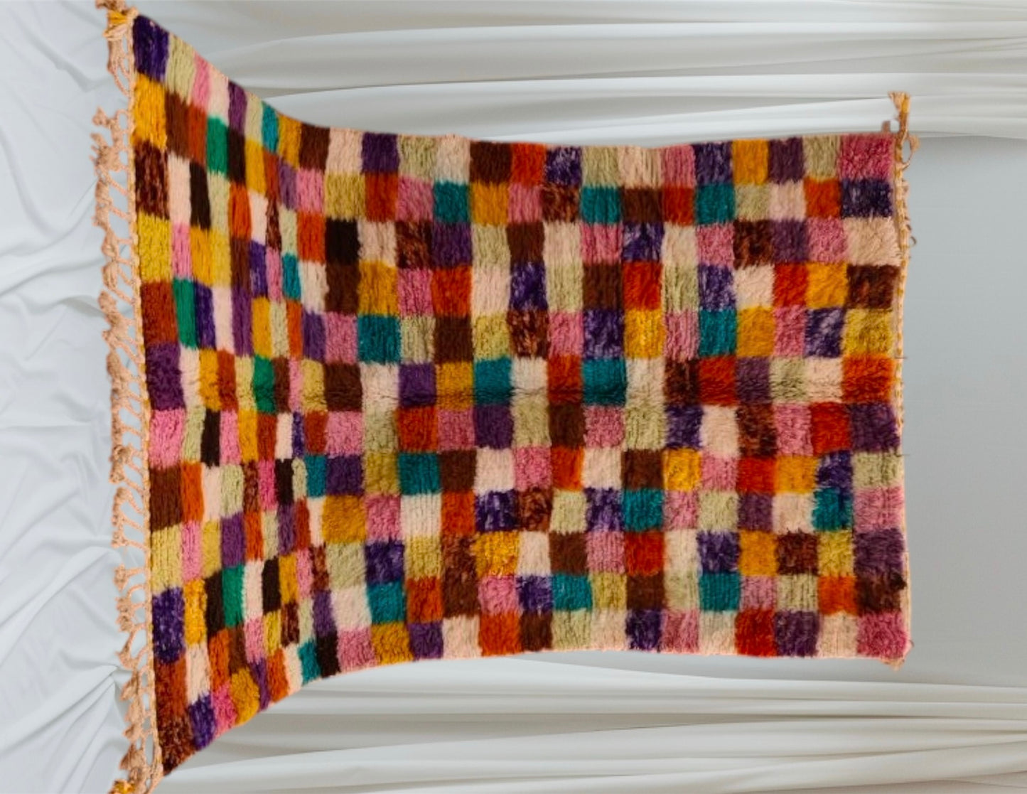 Beni Ouarain Rug size 250 x 150 cm || 8.2 x 4.92 ft