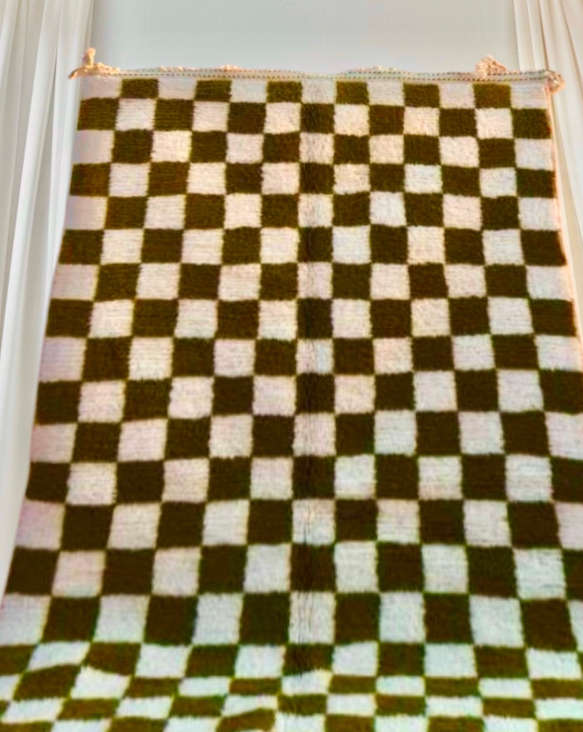 Beni Ouarain Rug size 250 x 150 cm || 8.2 x 4.92 ft
