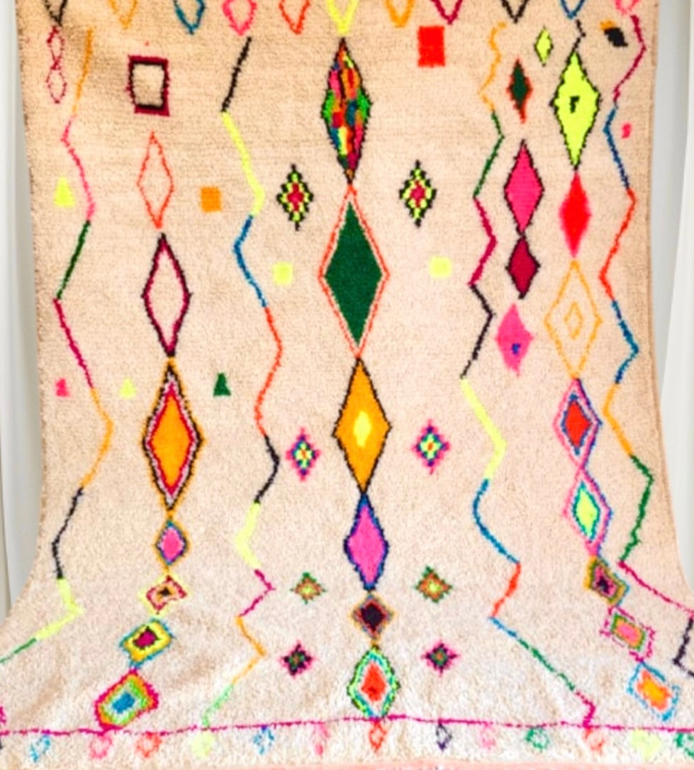 Handmade Azilal Rug, size 300 x 200 cm || 9.84 x 6.56 ft