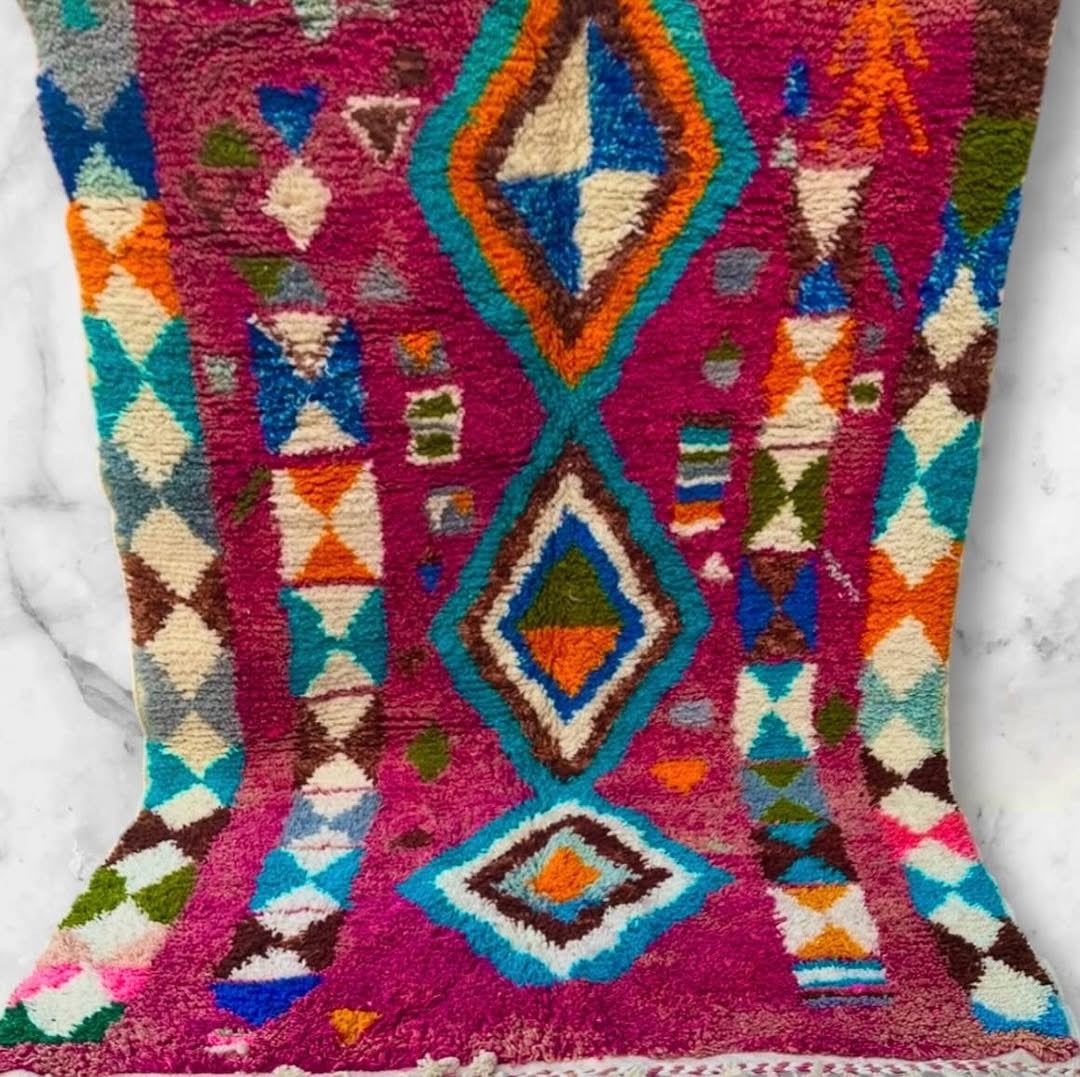 Carpet Beni Ouarain Rug LARGE size 300 x 200 cm || 9.84 x 6.56 ft