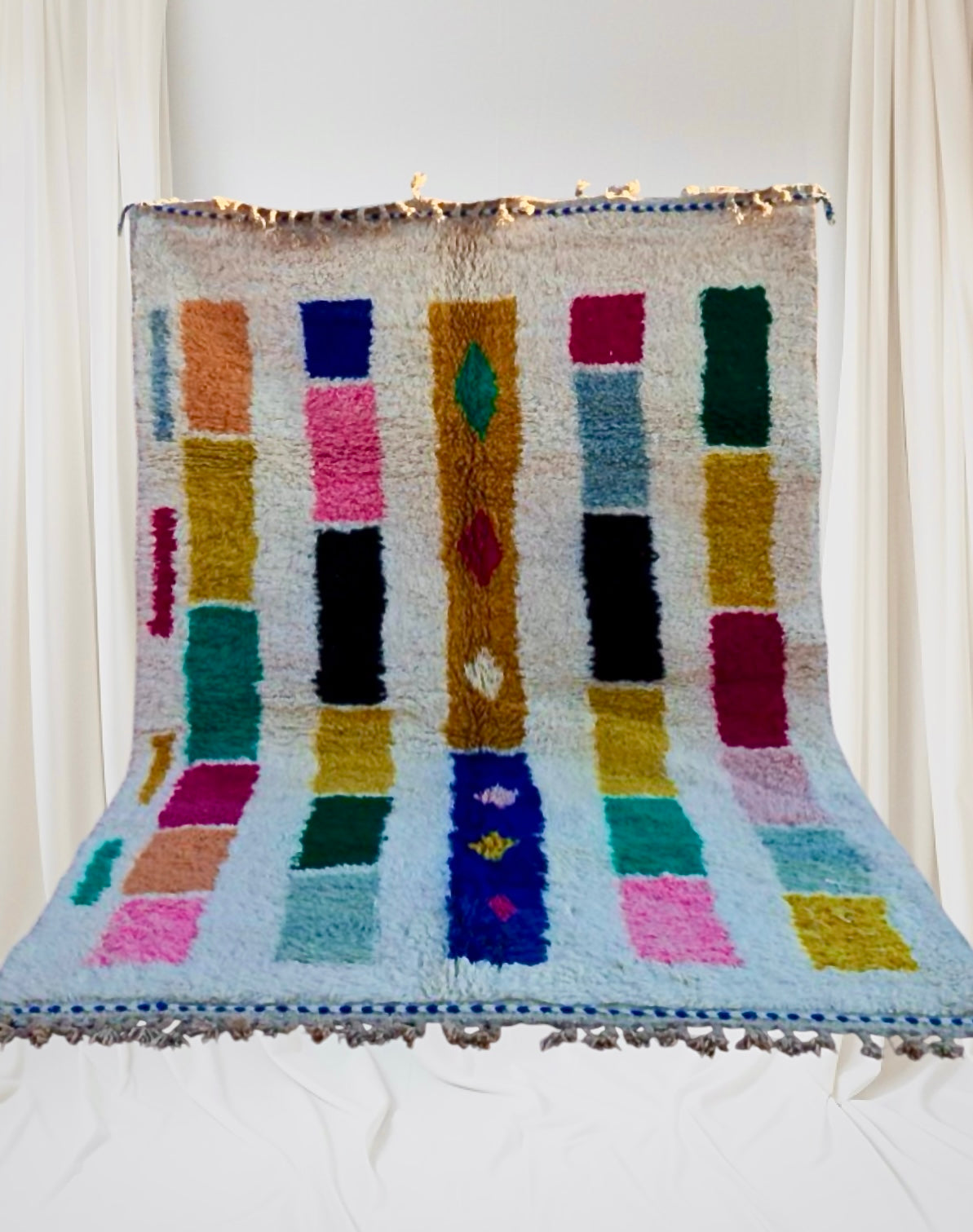Carpet Beni Ouarain Rug LARGE size 300 x 200 cm || 9.84 x 6.56 ft