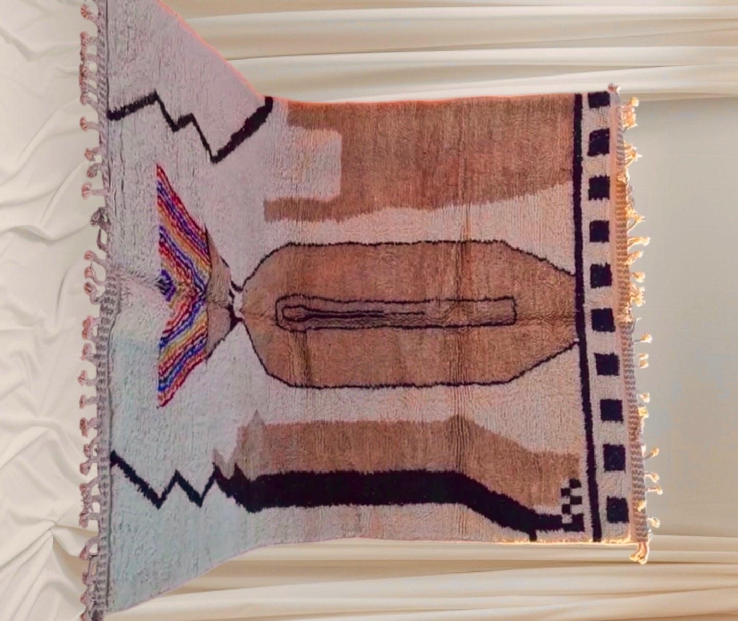Carpet Beni Ouarain Rug LARGE size 300 x 200 cm || 9.84 x 6.56 ft