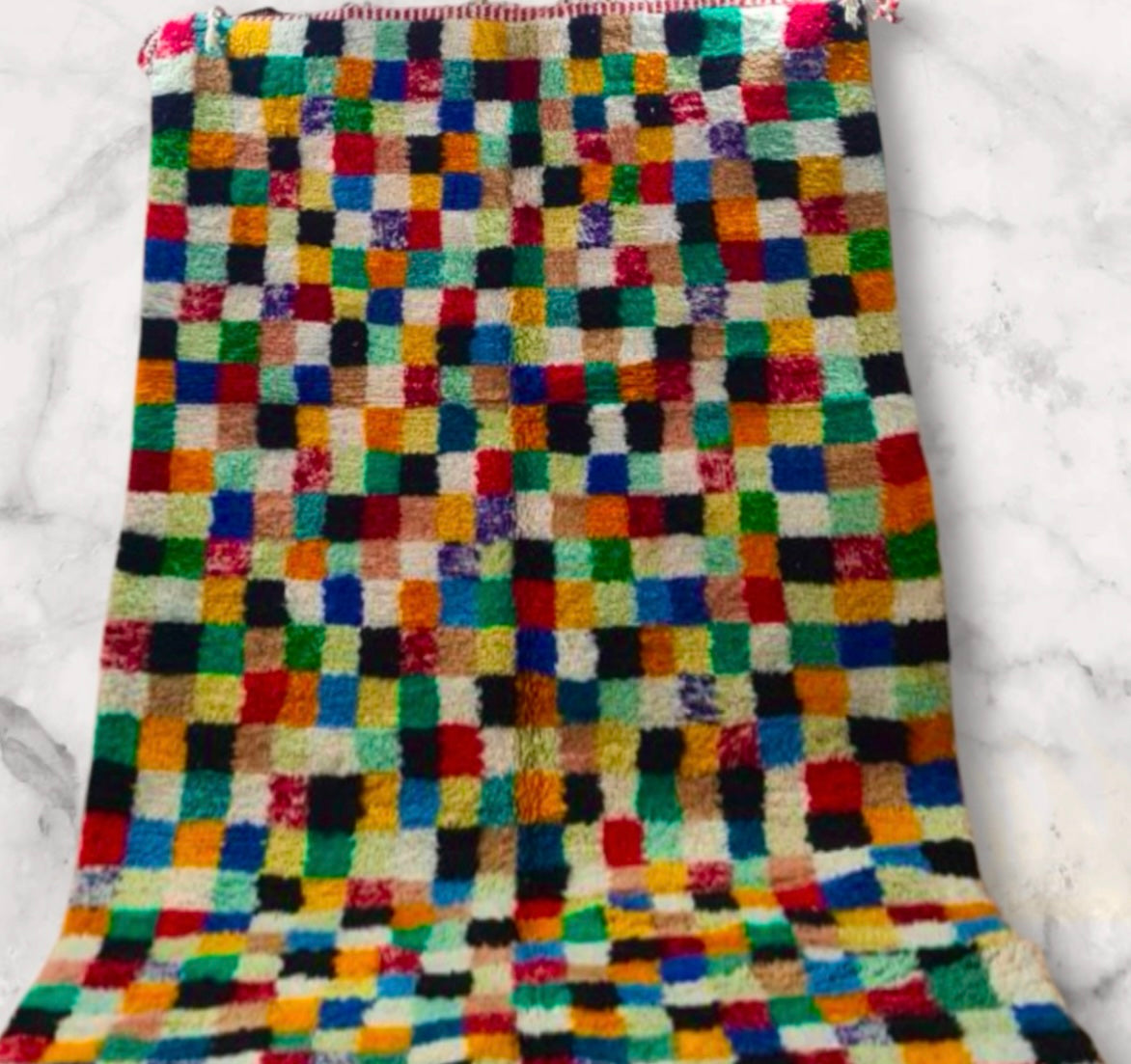 Beni Ouarain Rug size 250 x 150 cm || 8.2 x 4.92 ft