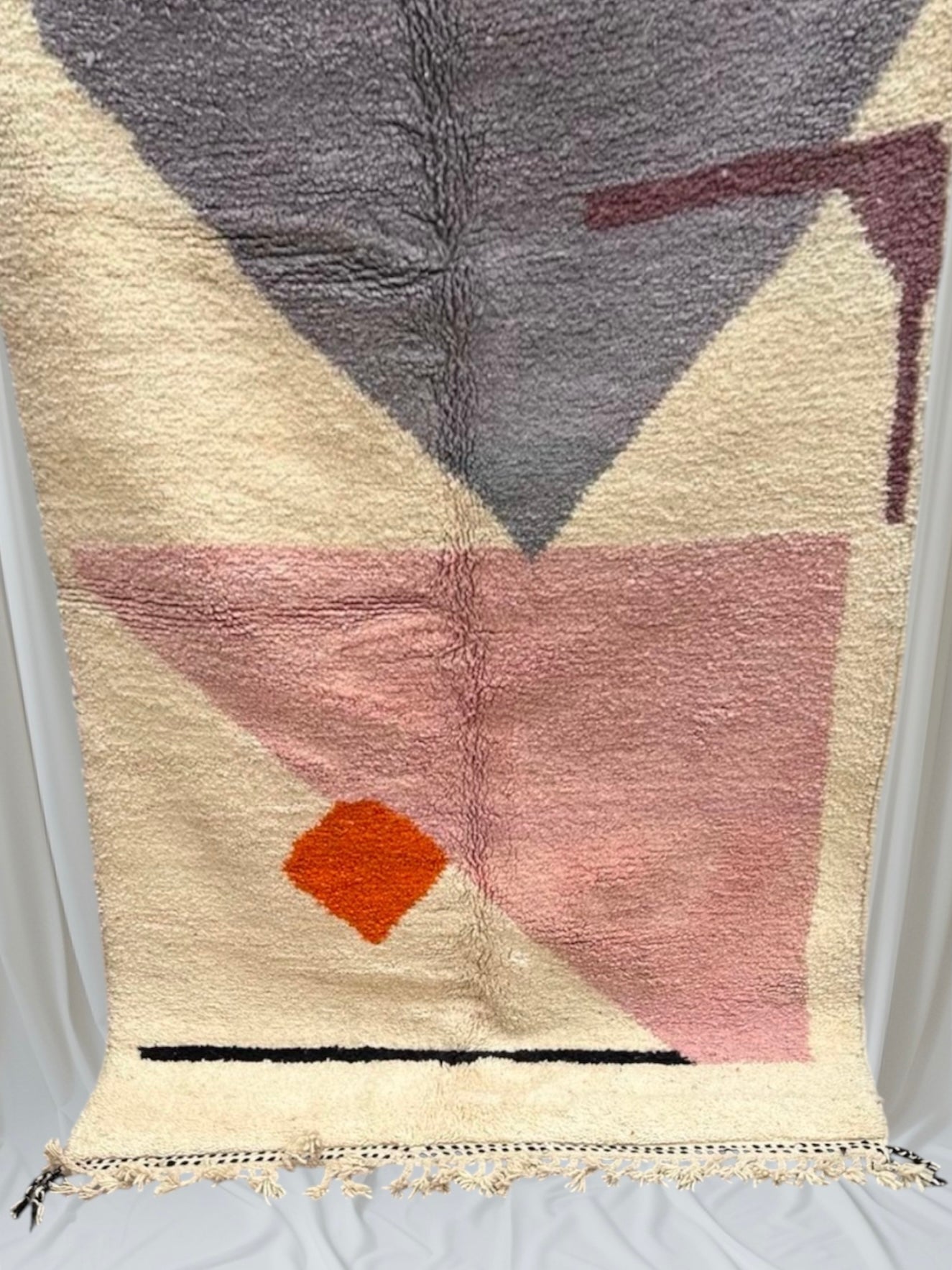 Beni Ouarain Rug size 250 x 150 cm || 8.2 x 4.92 ft