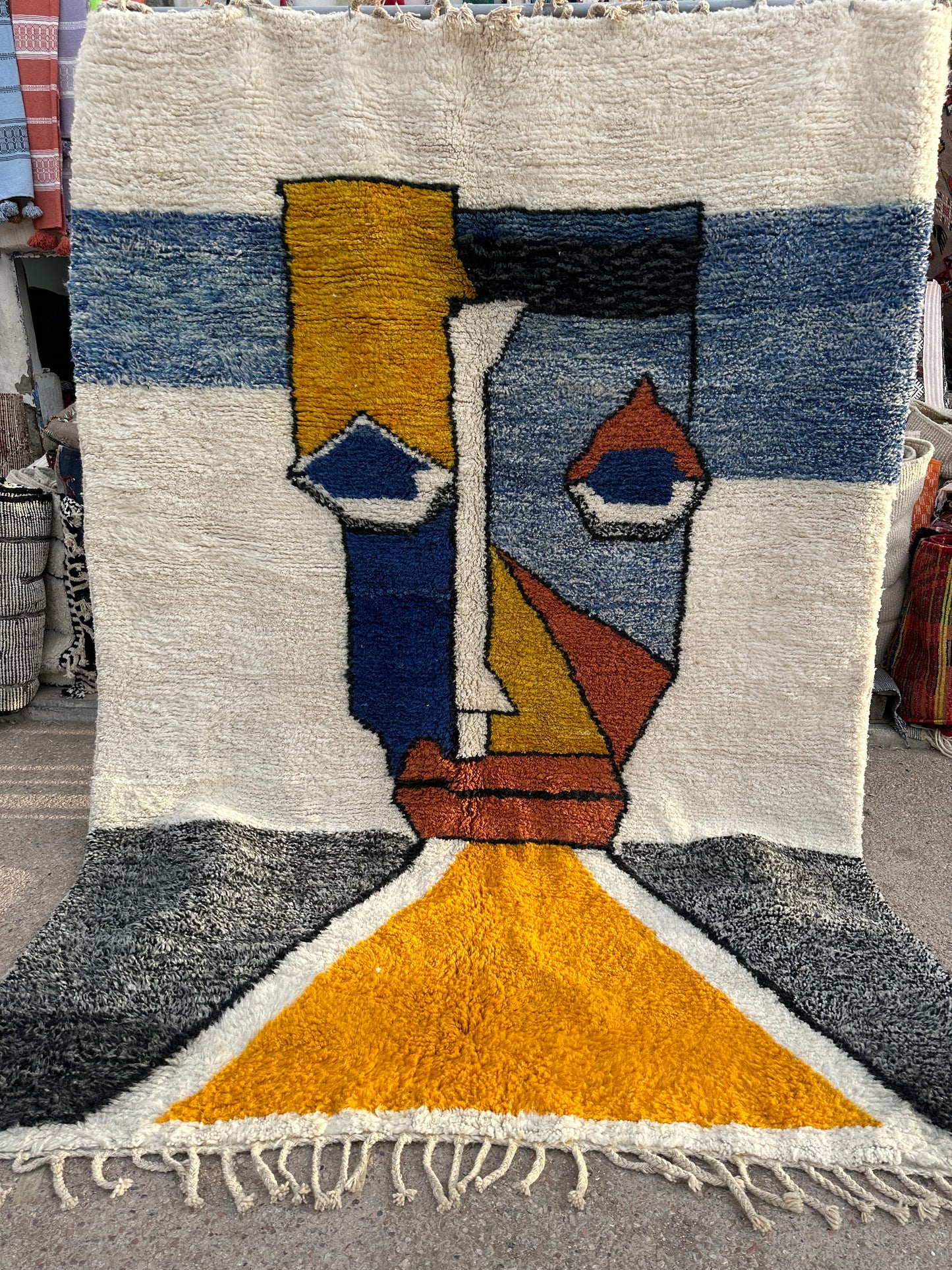 Handmade Azilal Rug, size 300 x 200 cm || 9.84 x 6.56 ft