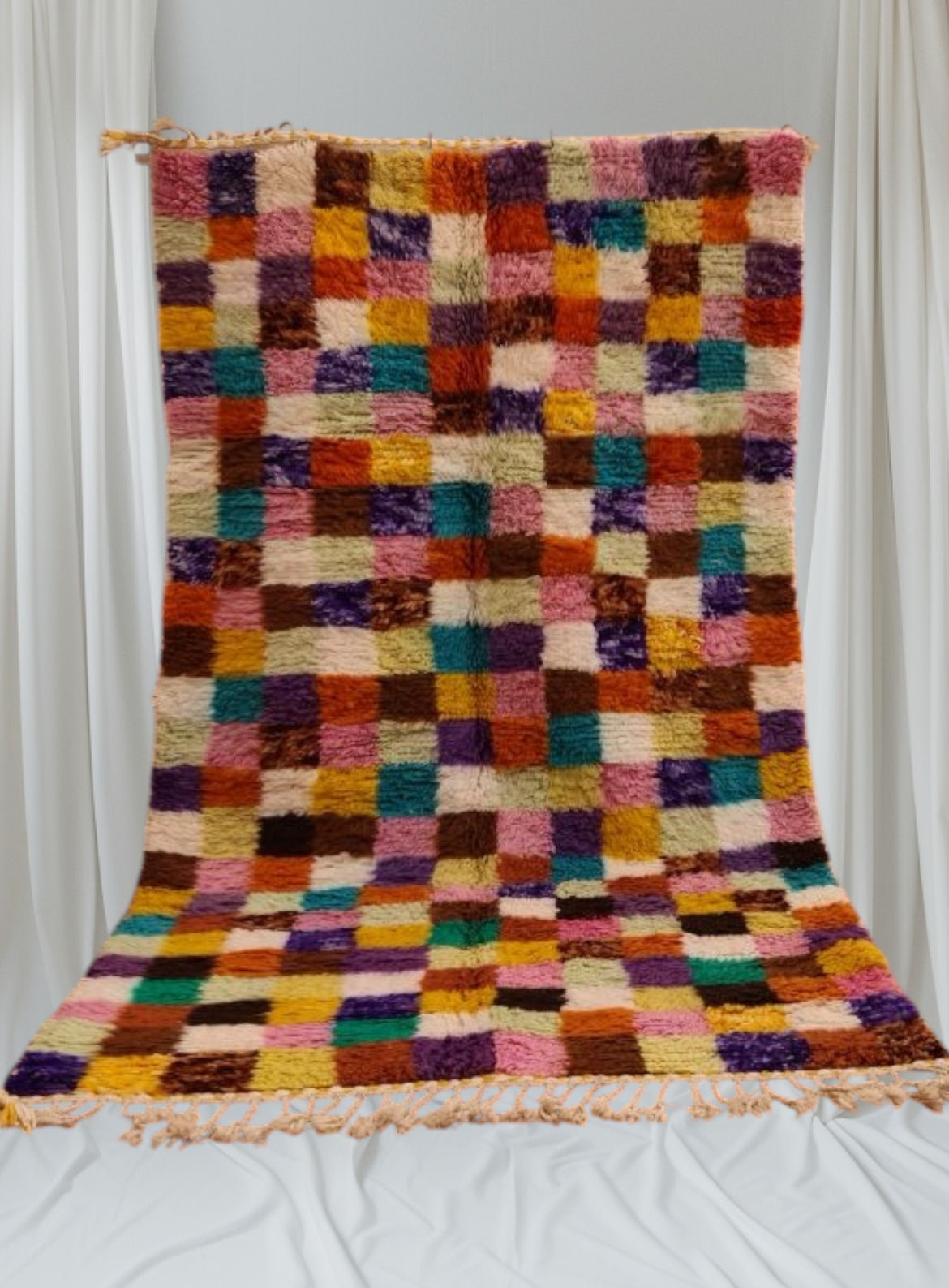 Beni Ouarain Rug size 250 x 150 cm || 8.2 x 4.92 ft