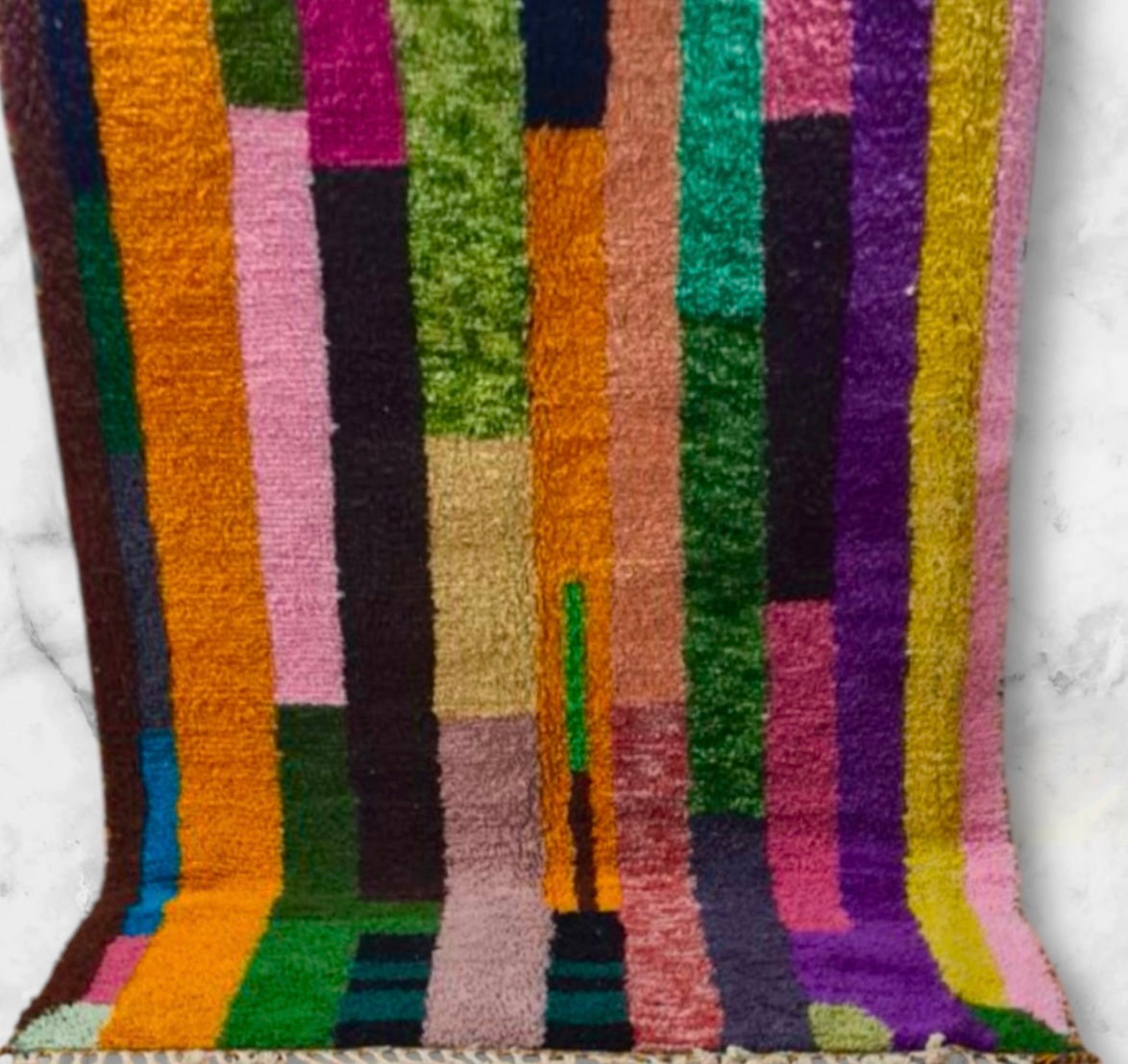 Beni Ouarain Rug size 250 x 150 cm || 8.2 x 4.92 ft