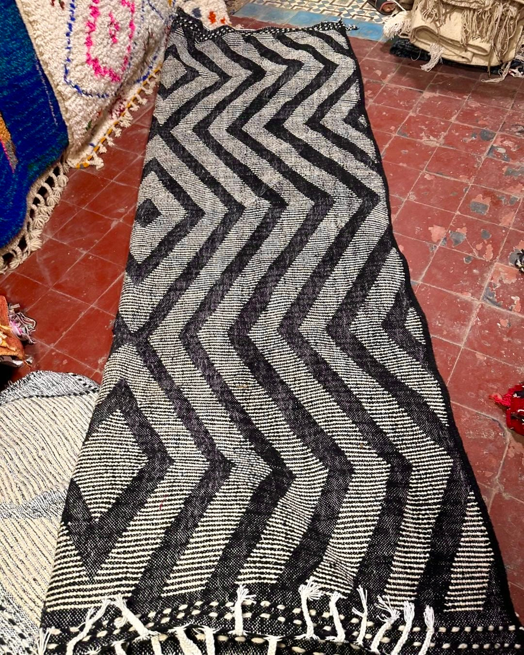 Carpet Beni Ouarain Rug LARGE size 300 x 200 cm || 9.84 x 6.56 ft