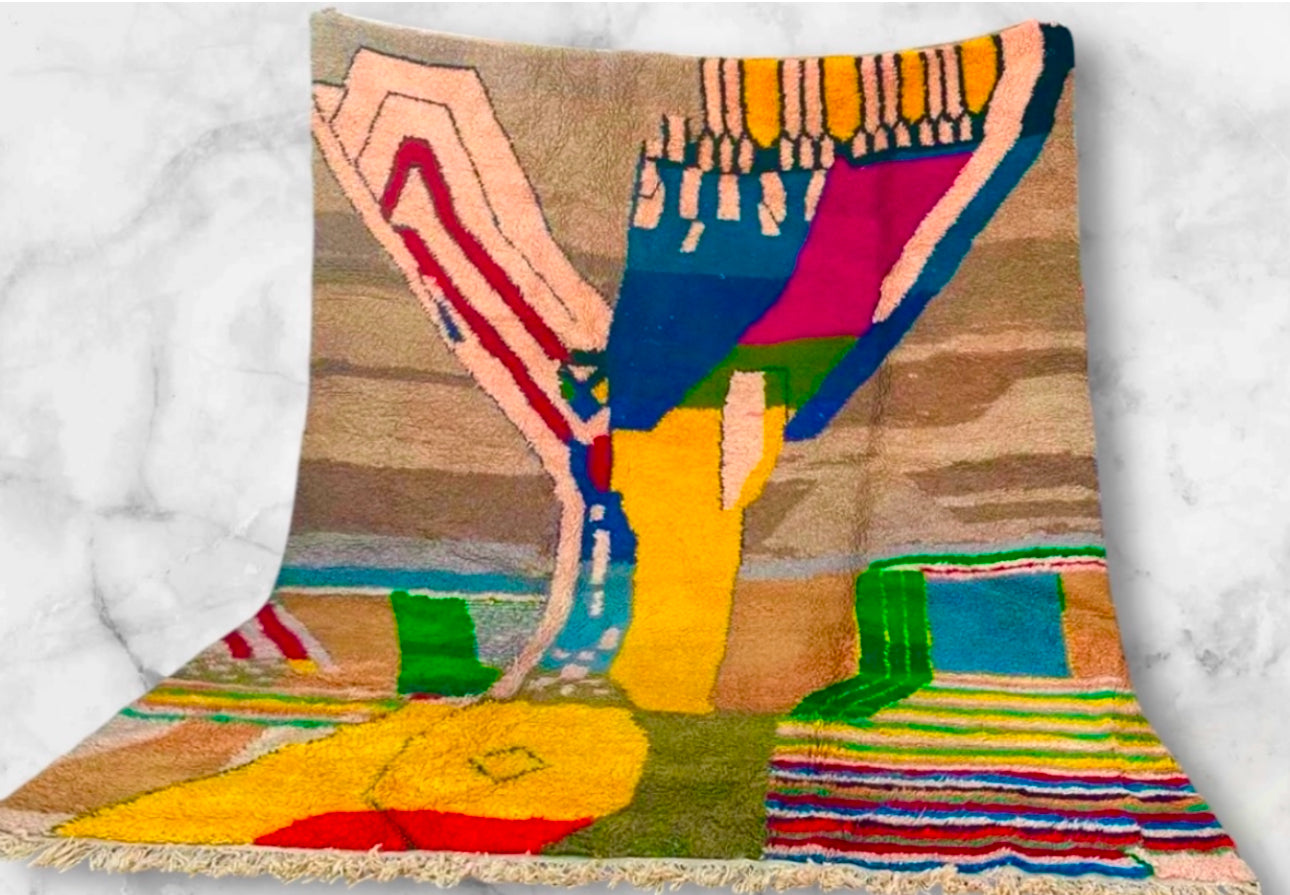 Beni Ouarain Rug size 330 x 260 cm || 10.82 x 8.53 ft