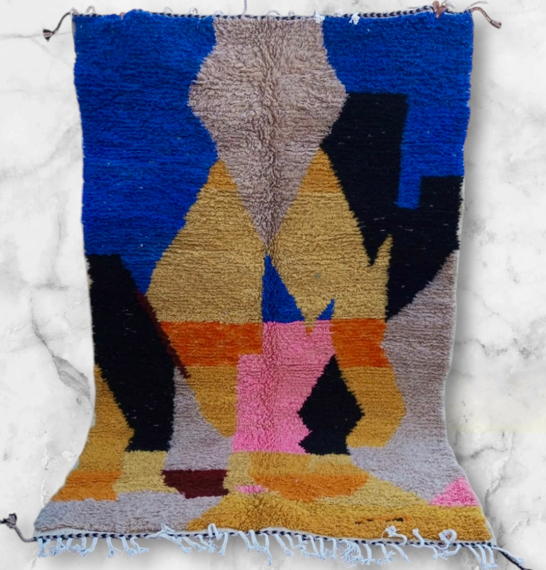 Beni Ouarain Rug size 250 x 150 cm || 8.2 x 4.92 ft
