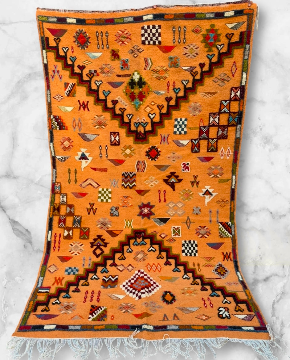 Kelim Rug size 250 x 150 cm || 8.2 x 4.92 ft