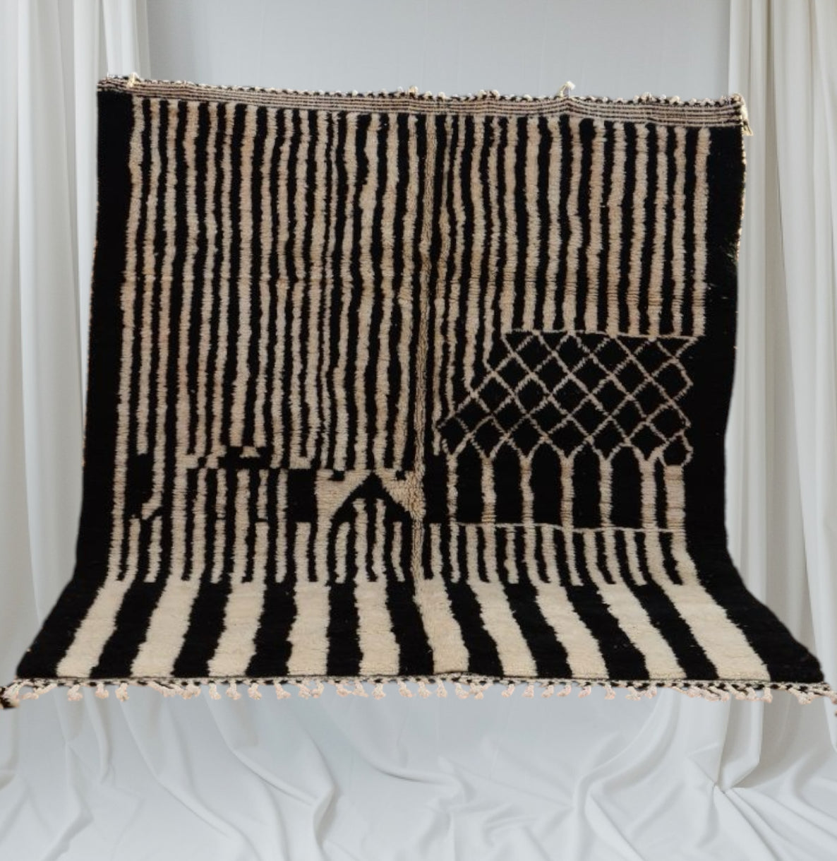 Carpet Beni Ouarain Rug LARGE size 300 x 200 cm || 9.84 x 6.56 ft