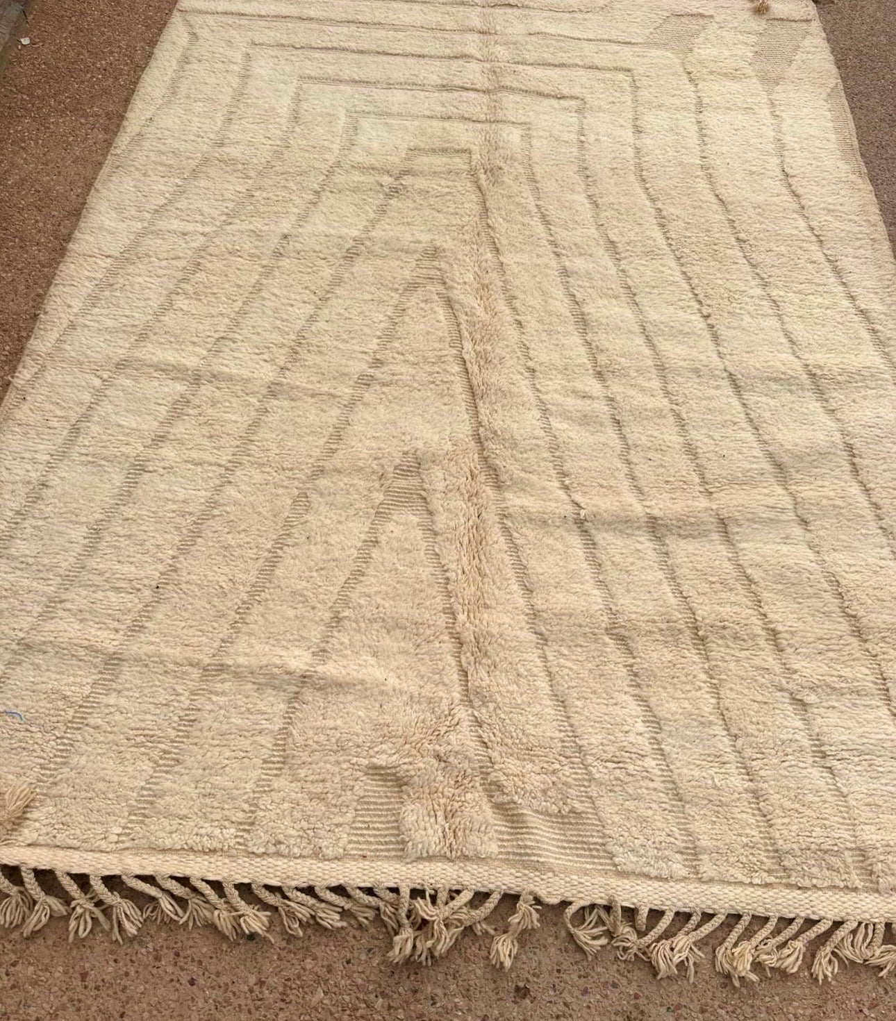 Carpet Beni Ouarain Rug LARGE size 300 x 200 cm || 9.84 x 6.56 ft