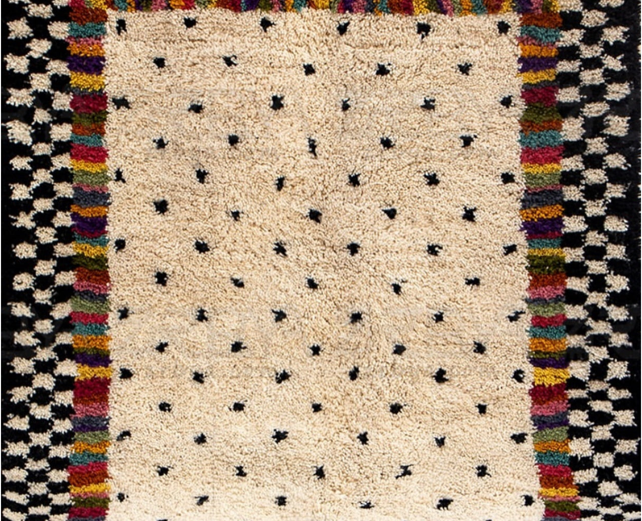 Beni Ouarain Rug size 250 x 150 cm || 8.2 x 4.92 ft