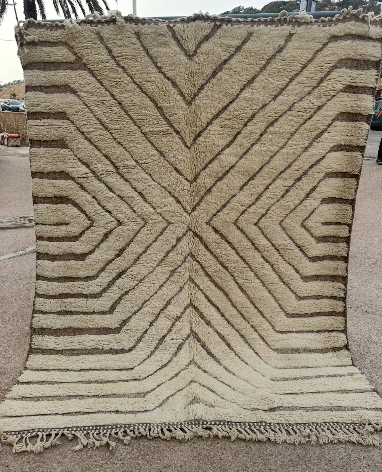 Carpet Beni Ouarain Rug LARGE size 300 x 200 cm || 9.84 x 6.56 ft