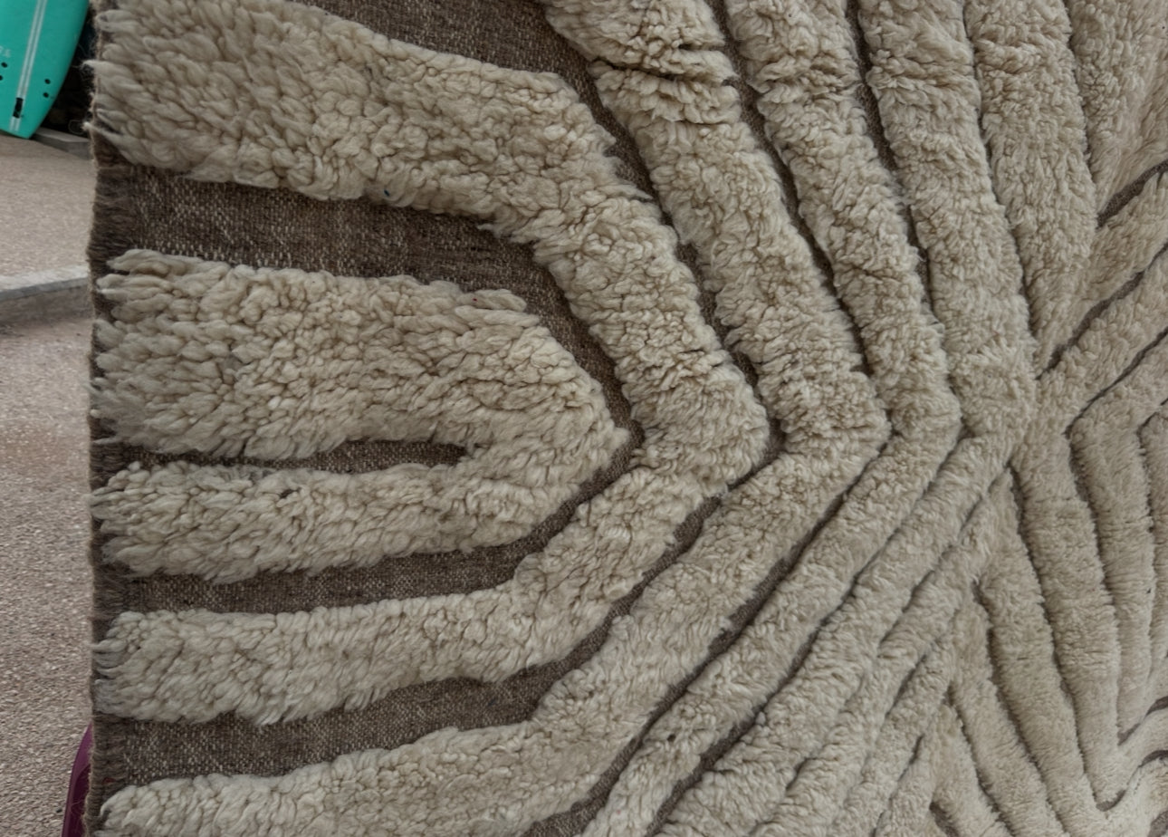 Carpet Beni Ouarain Rug LARGE size 300 x 200 cm || 9.84 x 6.56 ft