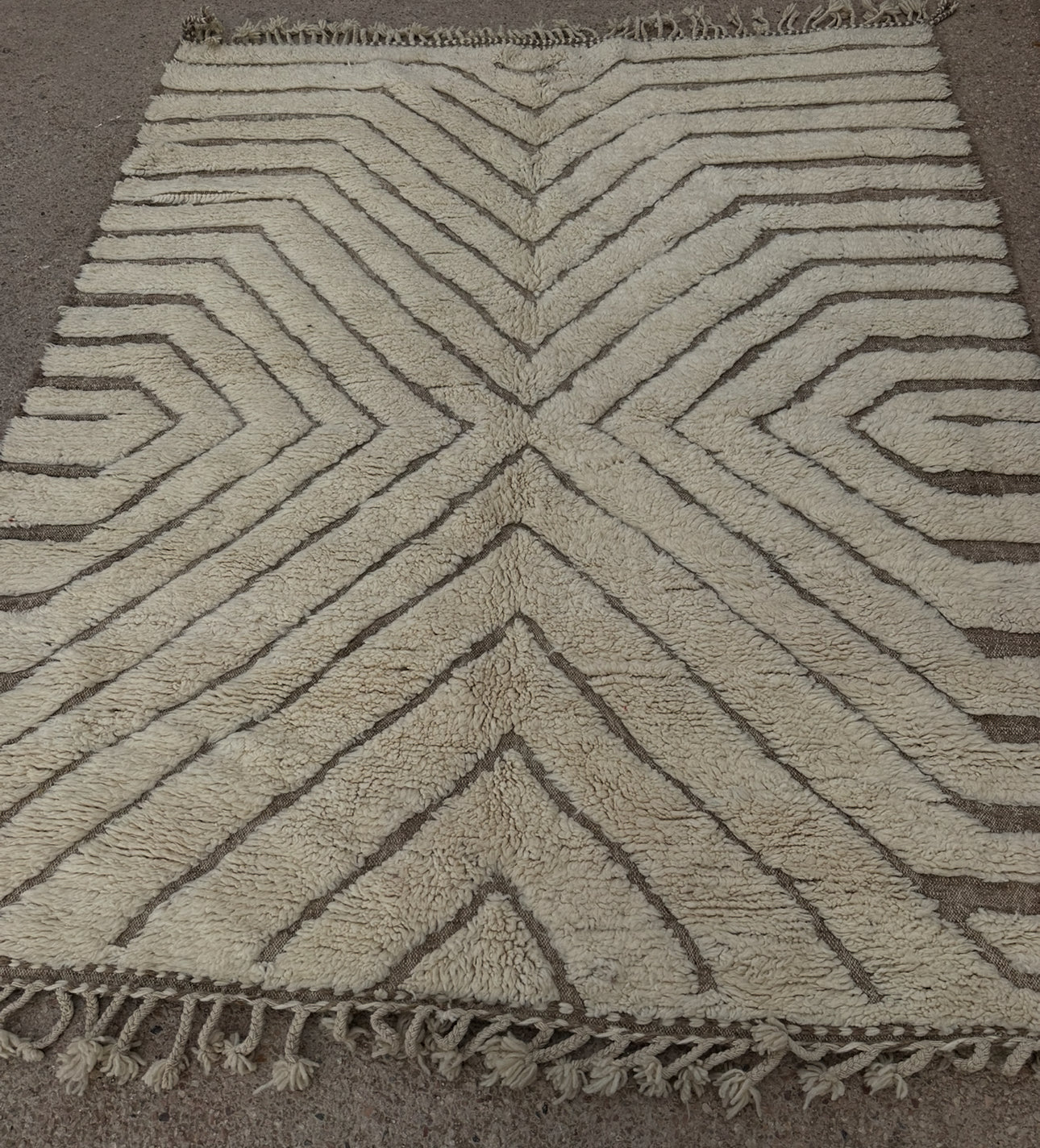 Carpet Beni Ouarain Rug LARGE size 300 x 200 cm || 9.84 x 6.56 ft