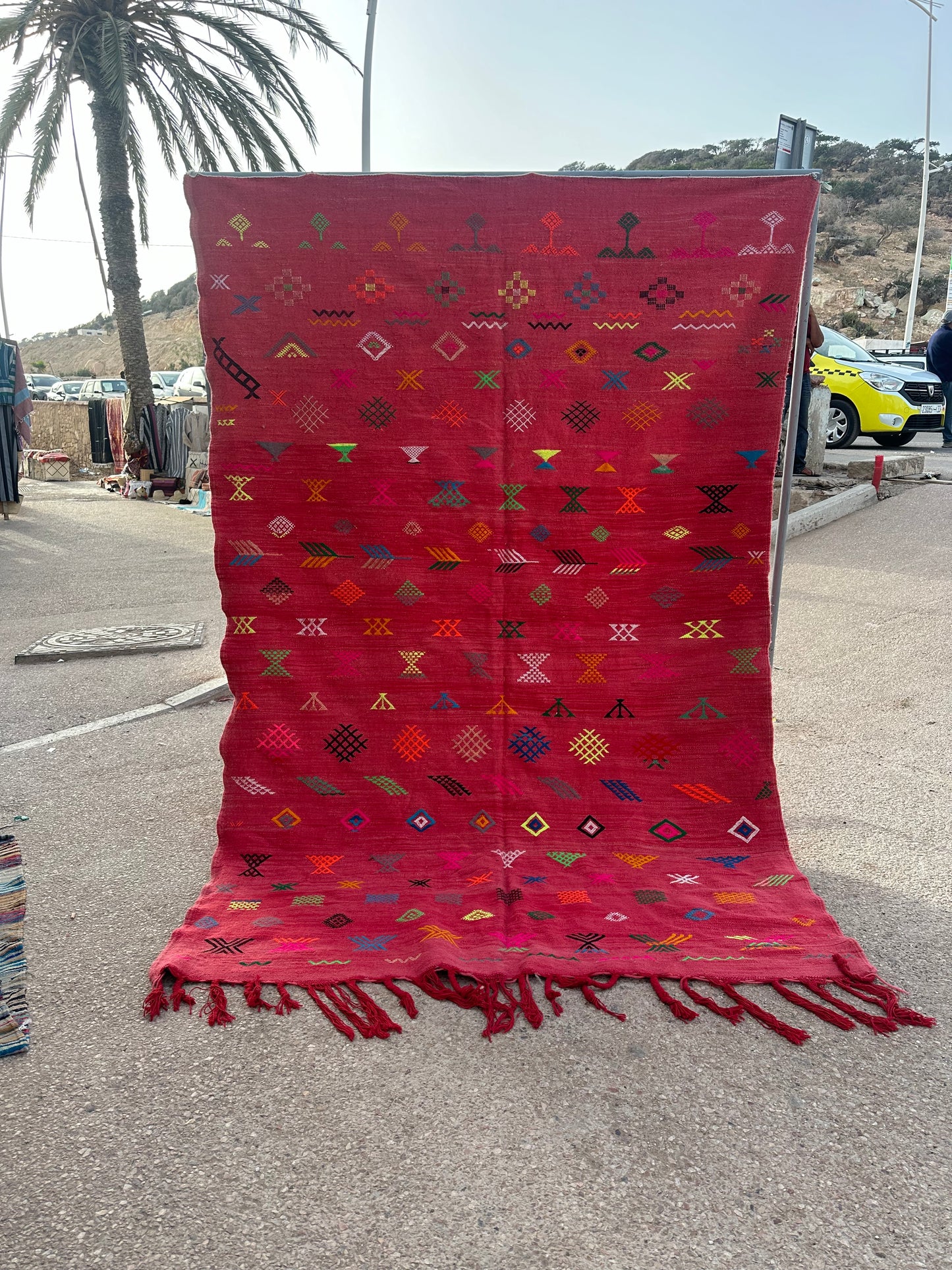 Carpet kelim size size 300 x 200 cm || 9.84 x 6.56 ft