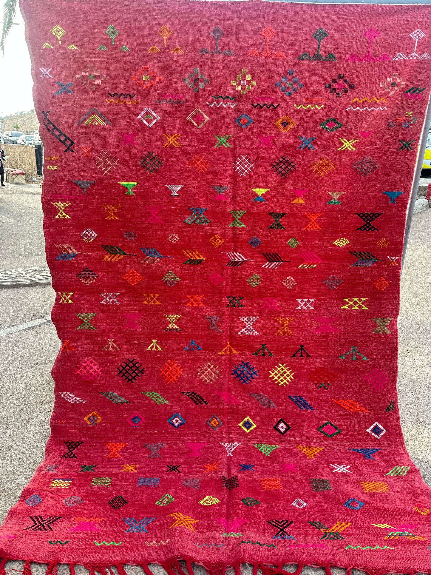 Carpet kelim size size 300 x 200 cm || 9.84 x 6.56 ft