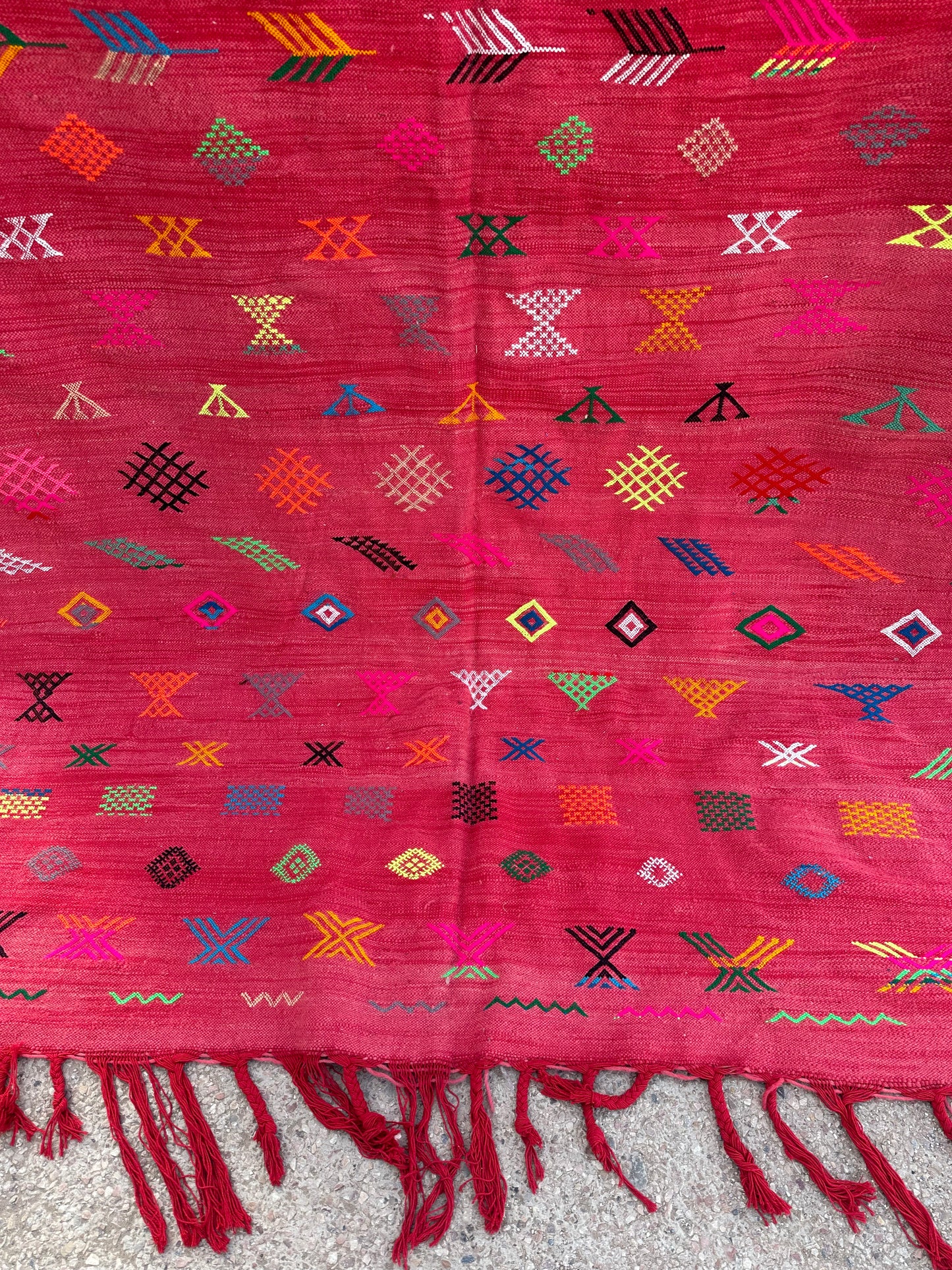 Carpet kelim size size 300 x 200 cm || 9.84 x 6.56 ft
