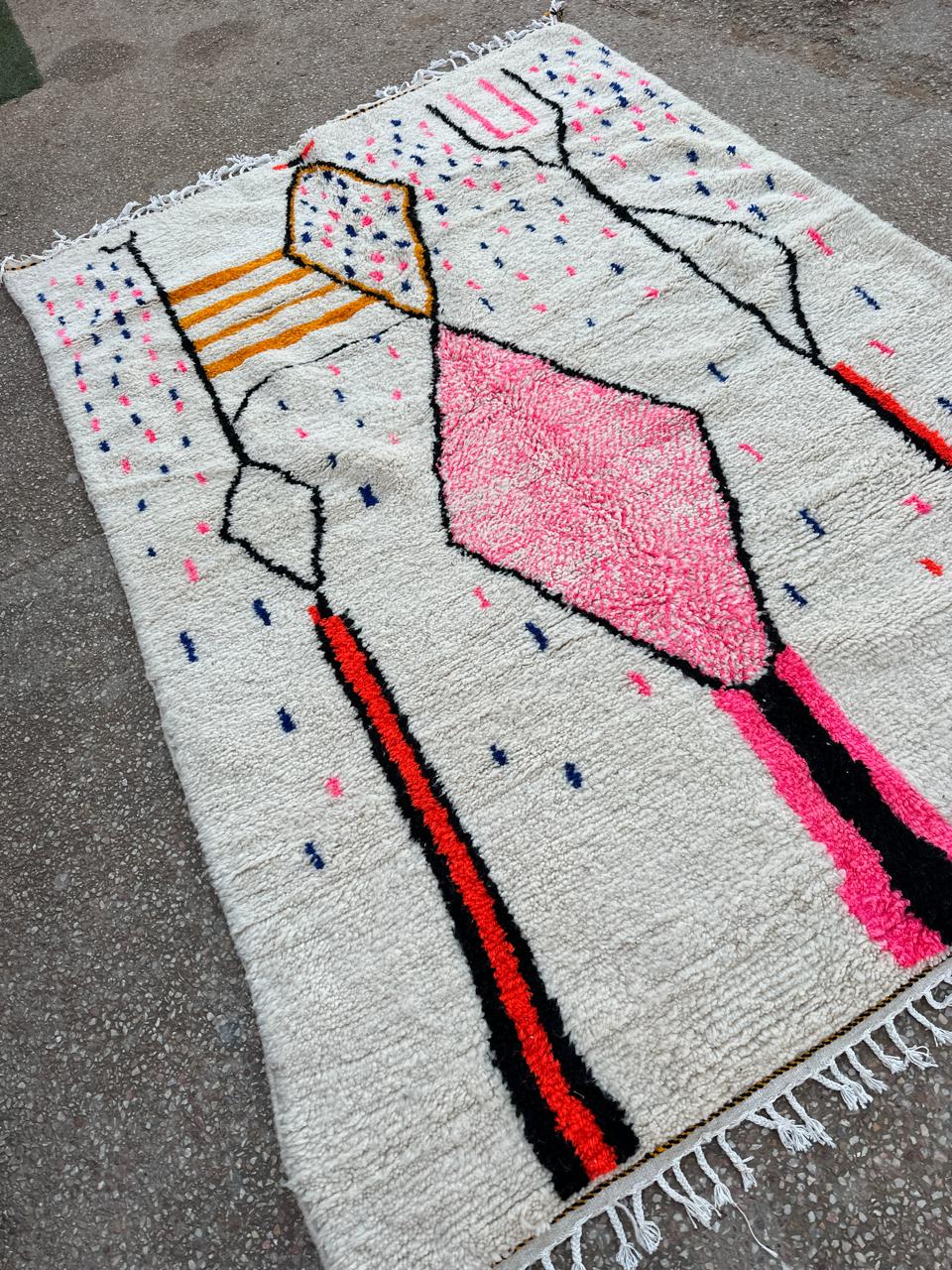 Handmade Azilal Rug, size 300 x 200 cm || 9.84 x 6.56 ft