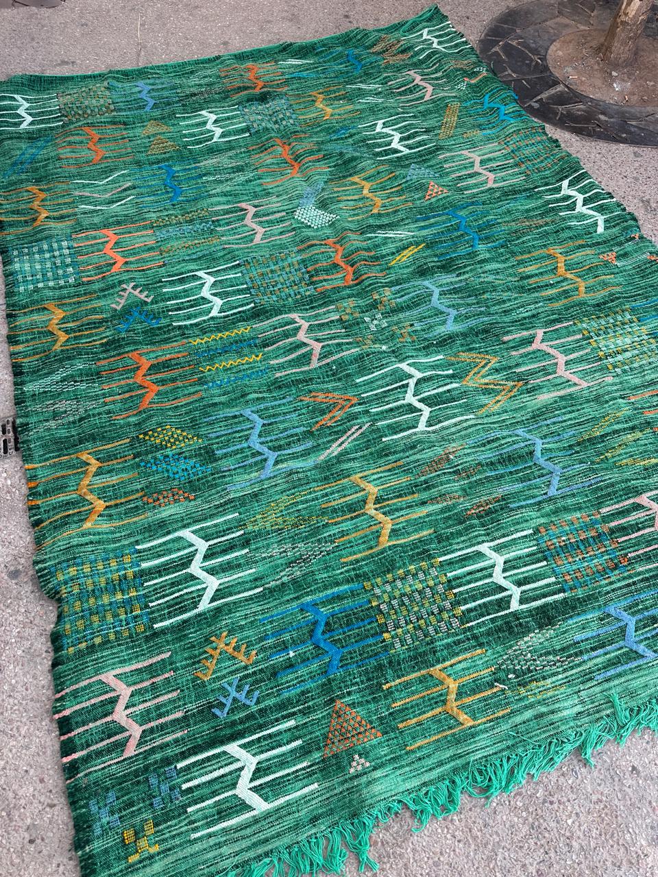Carpet kelim size size 300 x 200 cm || 9.84 x 6.56 ft