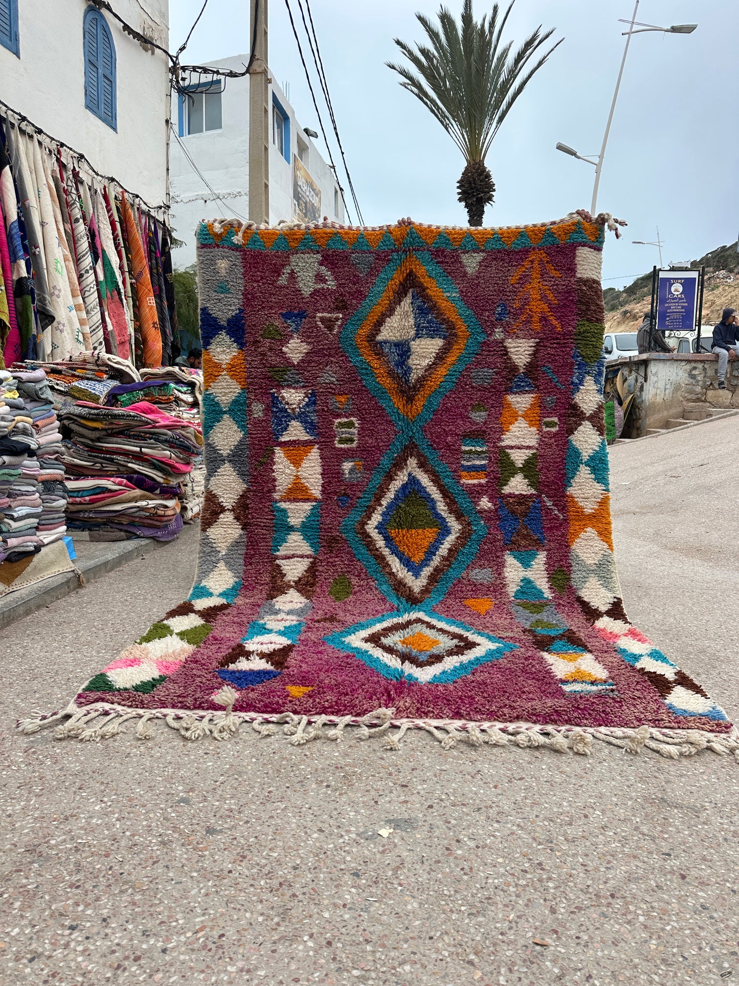 Handmade Azilal Rug, size 300 x 200 cm || 9.84 x 6.56 ft